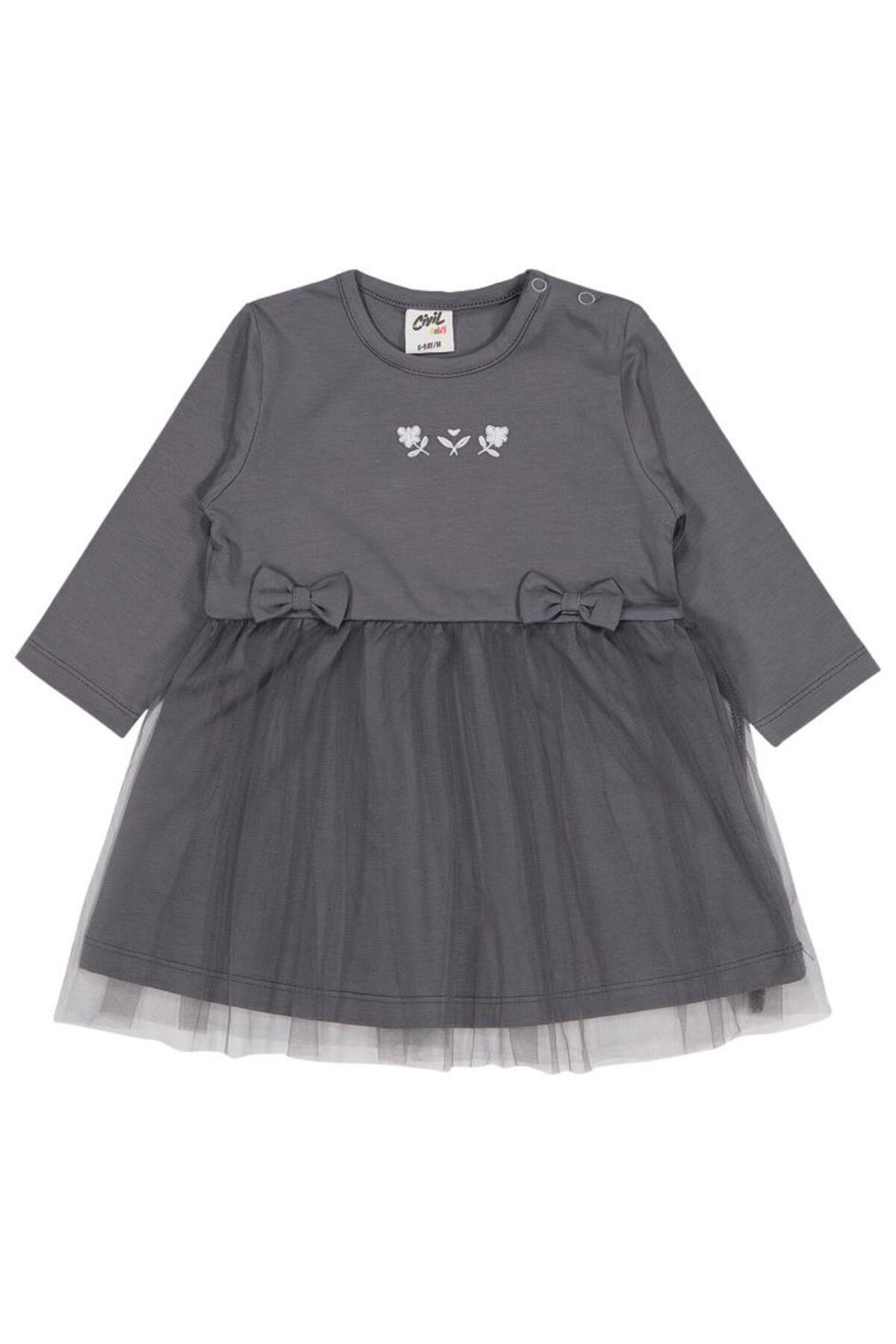 سیویل بیبی لباس ۶ تا ۱۸ ماه - خاکستری ۱۸ تا ۲۴ ماه سیویل بیبی لباس ۶ تا ۱۸ ماه - خاکستری ۱۸ تا ۲۴ ماه