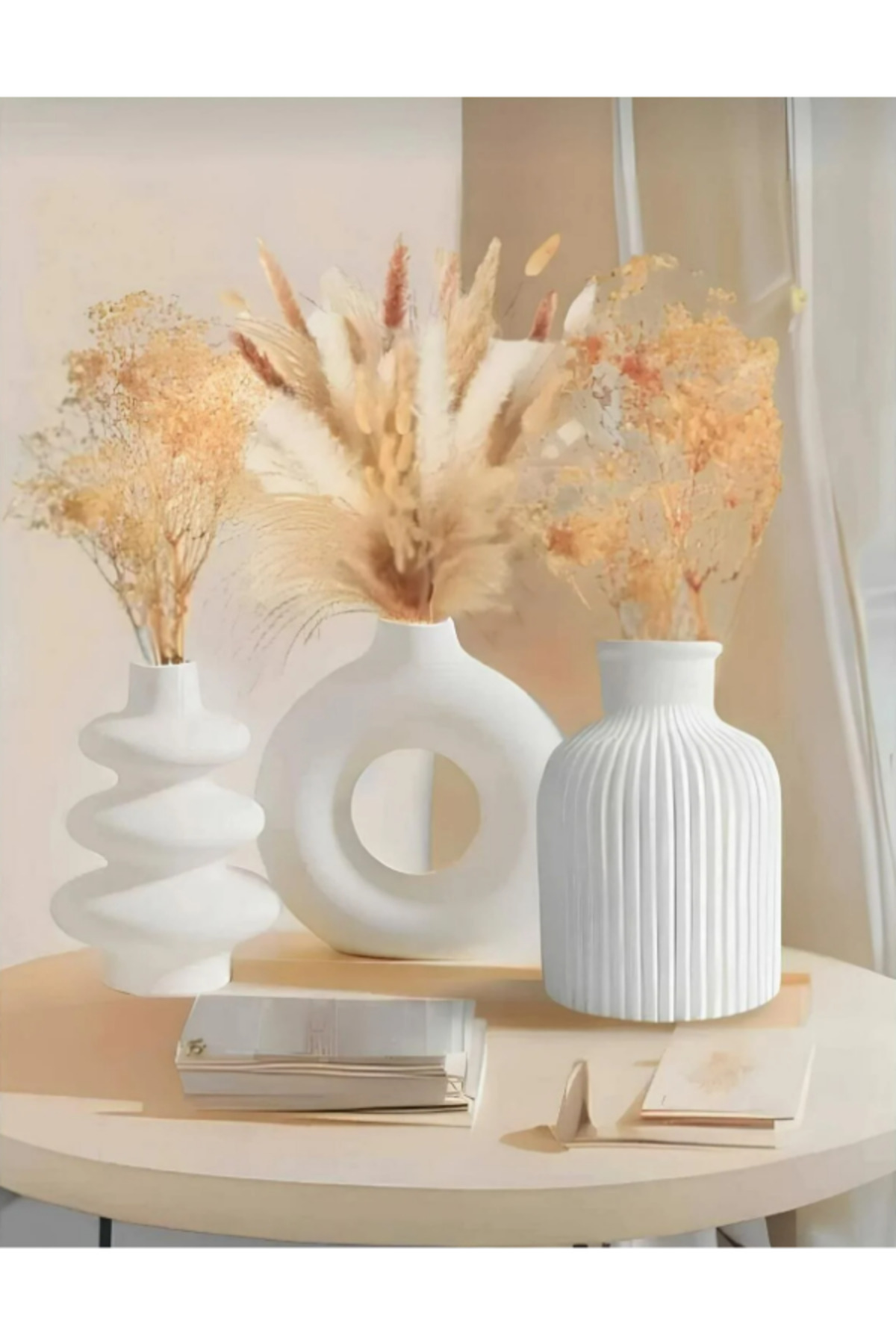 ogish 3lü İskandinav Tarzı Bohem Vazo Pinterest Pampas Vazosu Set