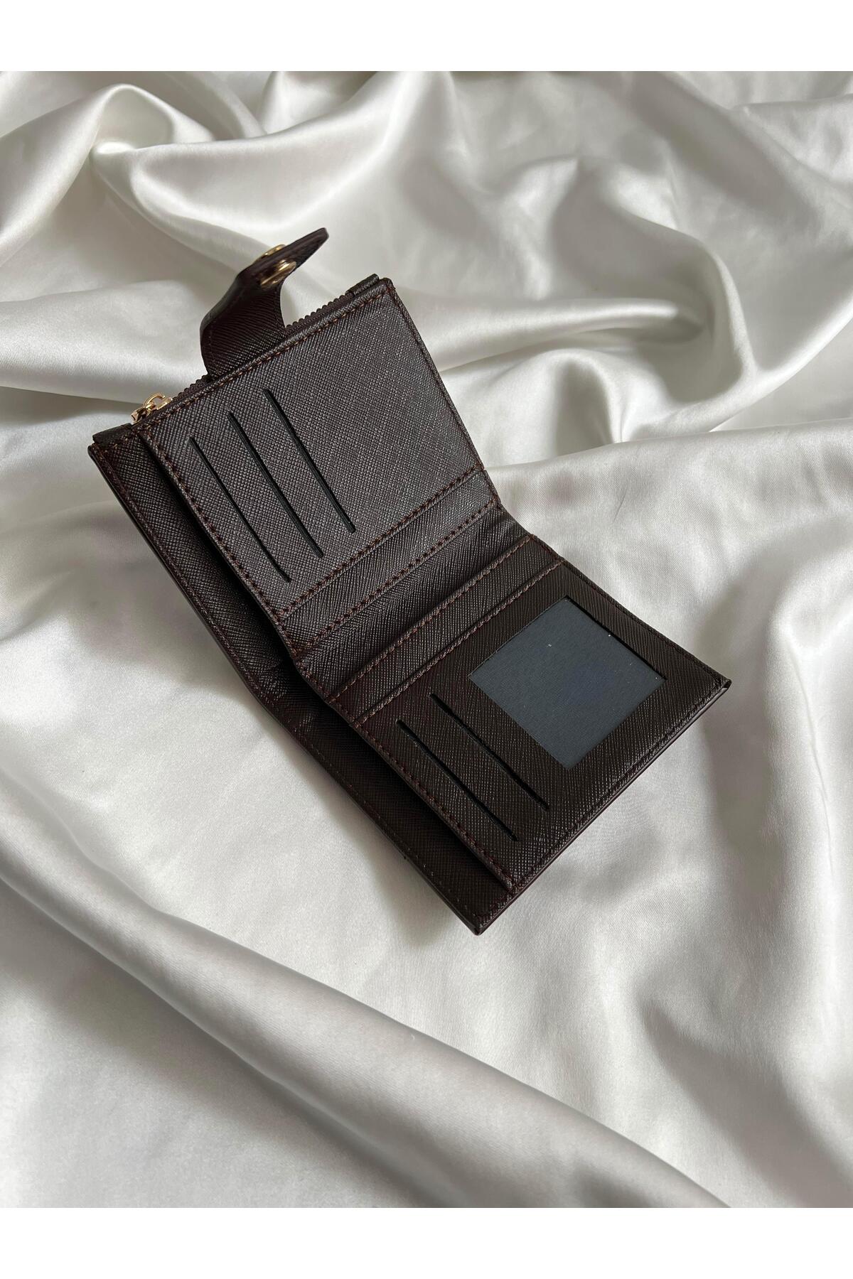Mia Collection Wallet Model Cüzdan 1 Acı Kahve görsel 4