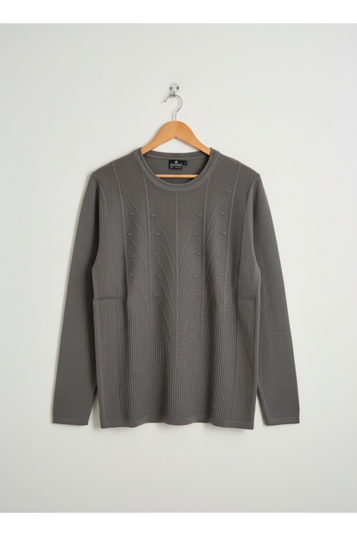 nacar çarşı  Anne & Kadın Günlük Triko Kazak – Sade Bisiklet Yaka, Regular Kalıp