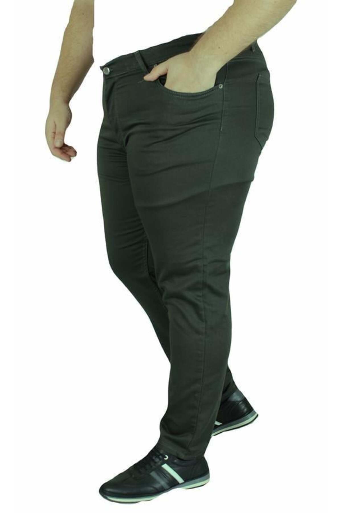 Starbattal Büyük Beden Klasik 5 Cep Pantolon Venedik 11916 HAKI