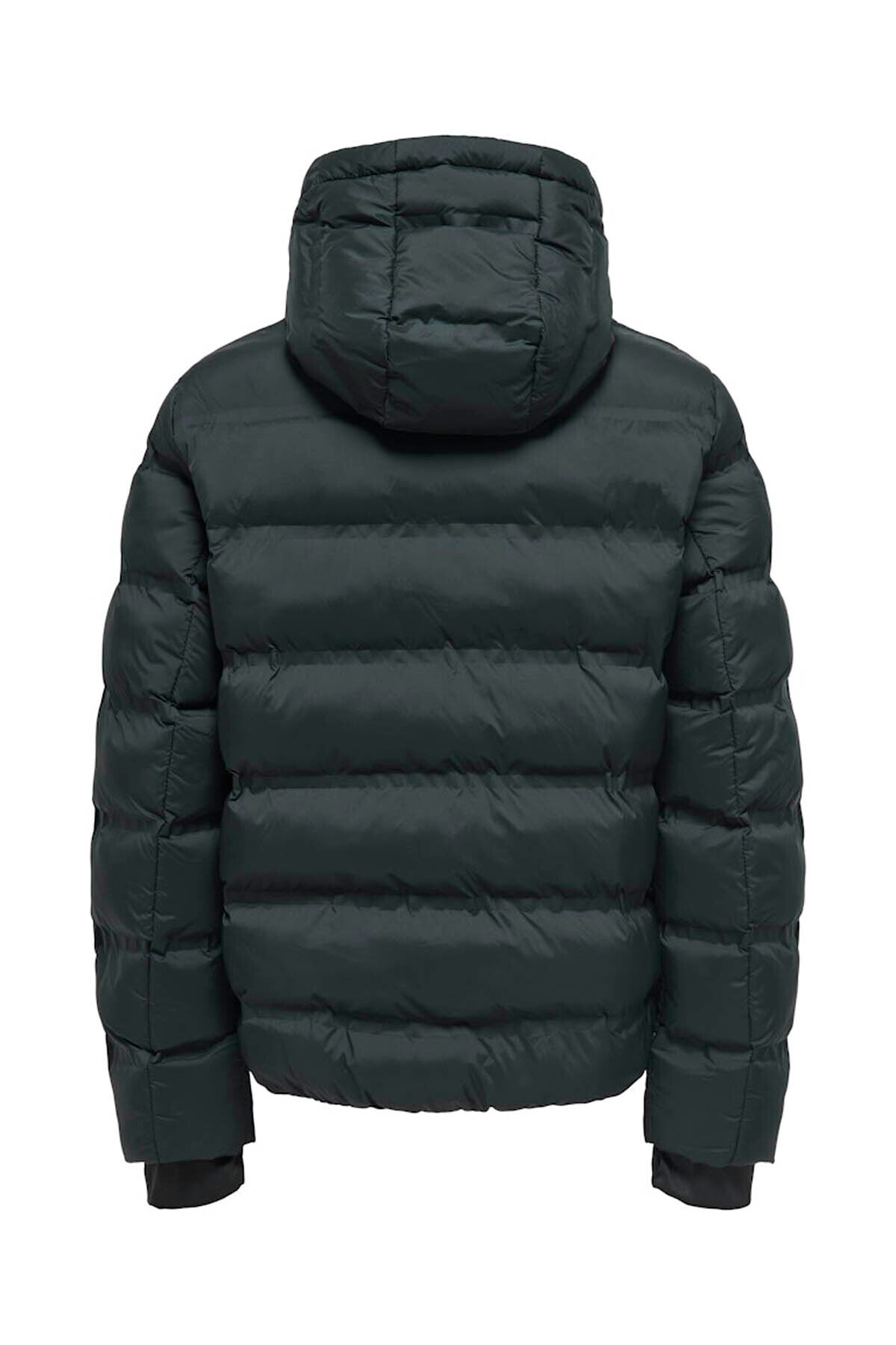 مانتو مردانه مشکی Onsunion Seamles Life Hood 22034836 — مشکی EW21GY115633 — تصویر 2 از 8
