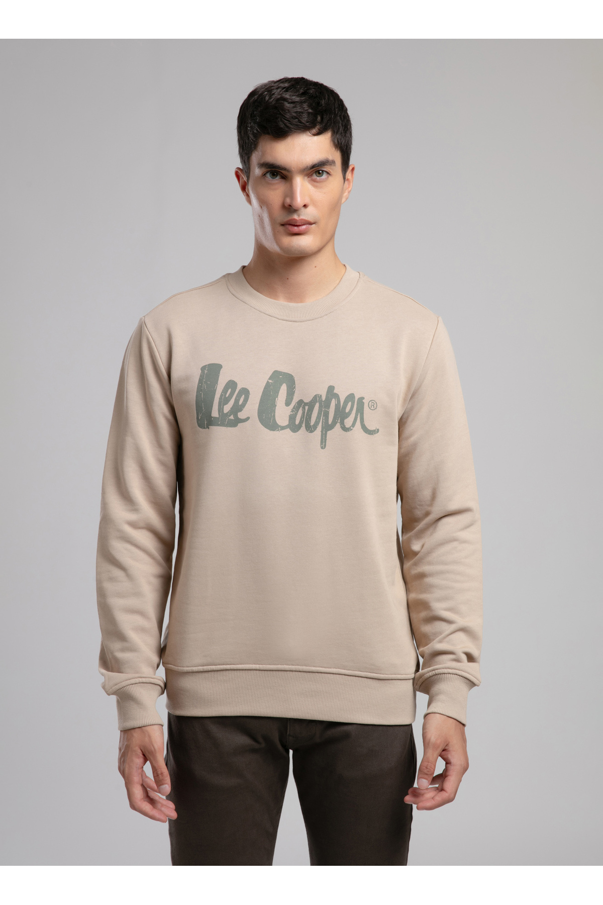 سویشرت مردانه طرح دار آستین بلند | لی کوپر Lee Cooper 5003310838 - تصویر 2