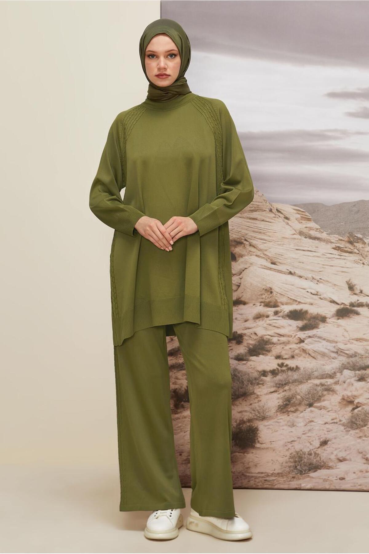 آلوینا ست شلوار بافتنی ۴۵۸۶۶ آلوینا ست شلوار بافتنی ۴۵۸۶۶