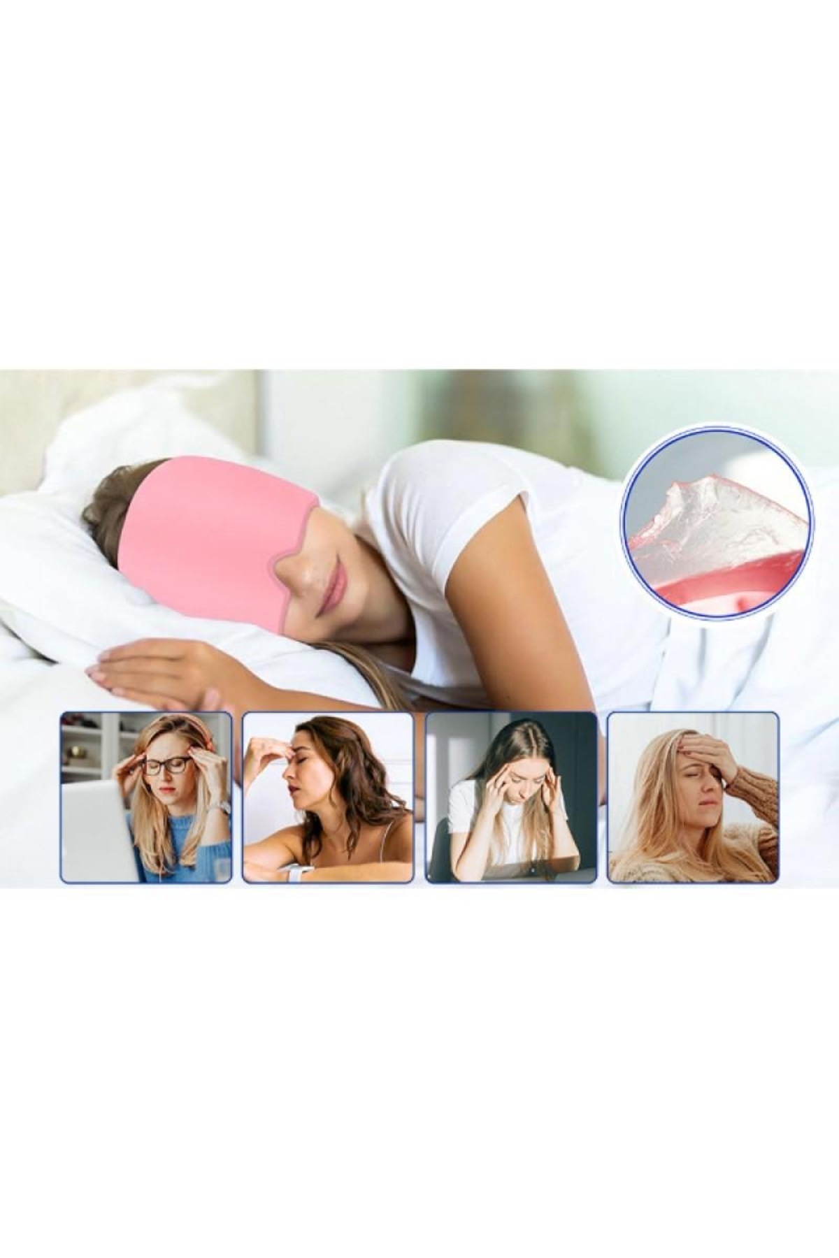 silver zenn Rahatlatıcı Jel Kafa Bandı