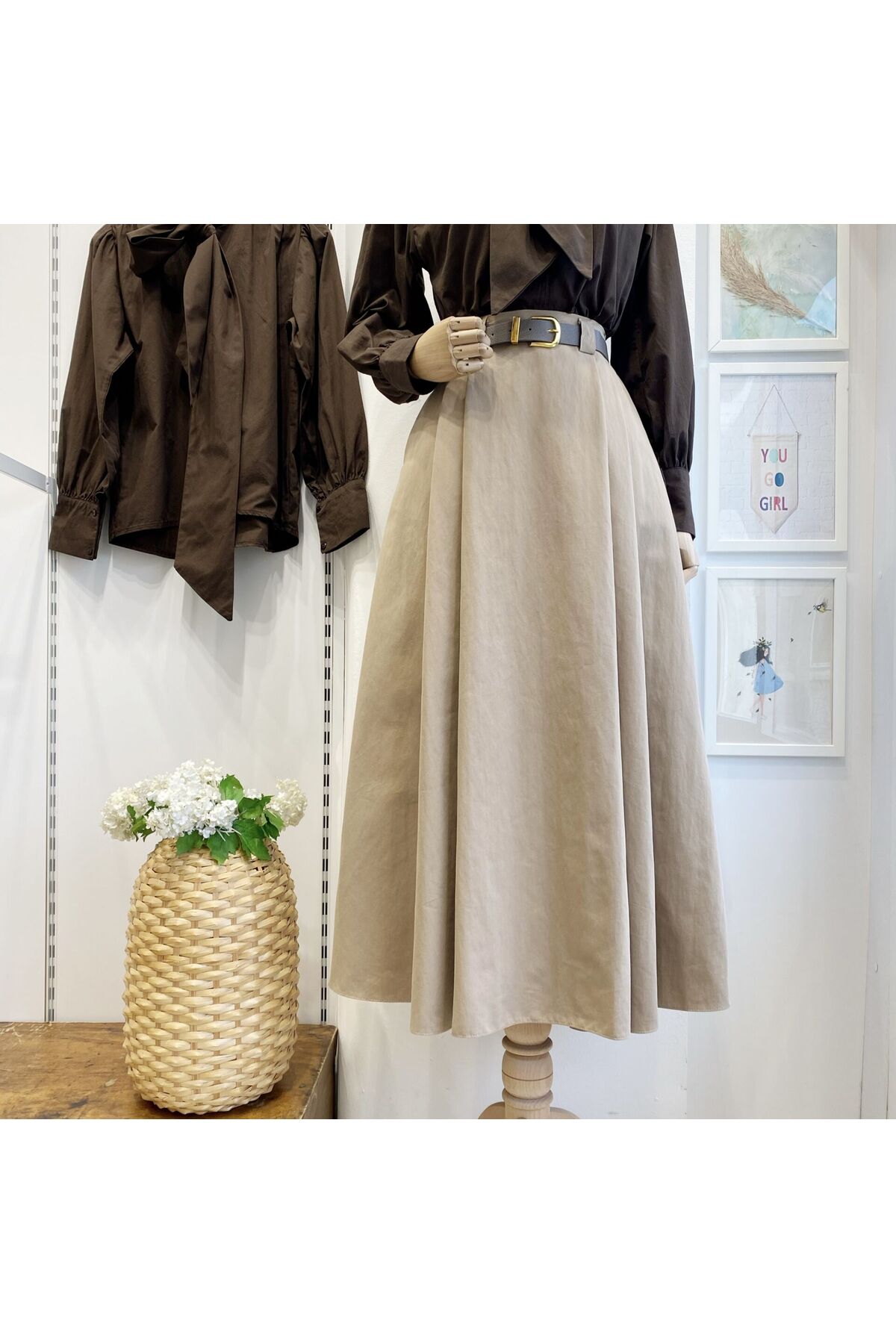 Faya Boutique  Vizon Kemerli Arain Etek - Görsel 2