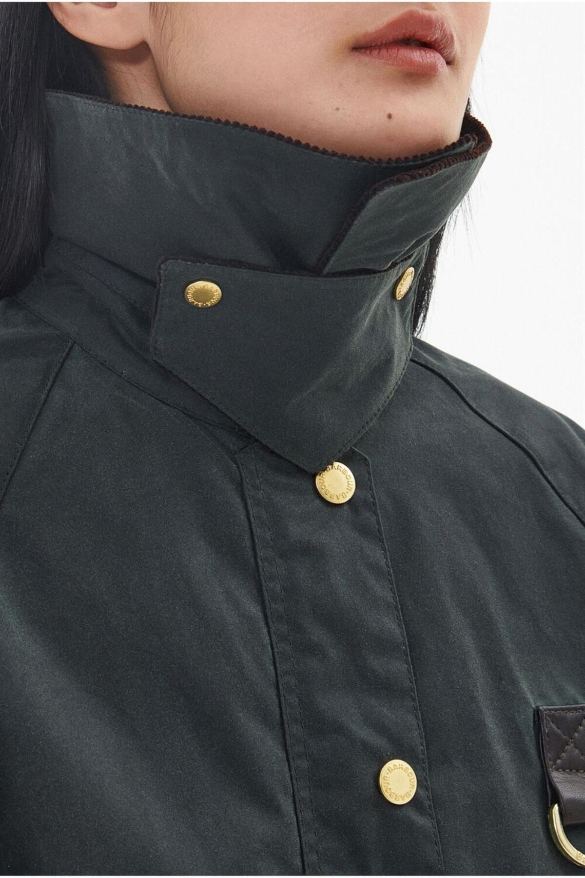 Barbour Catton Yağlı Ceket SG51 Sage-Ancient görsel 6