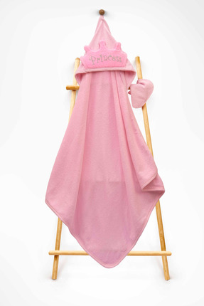 Babyline Aş %100 PAMUKLU BEBEK HAVLU SİLGİ TAÇ NAKIŞLI