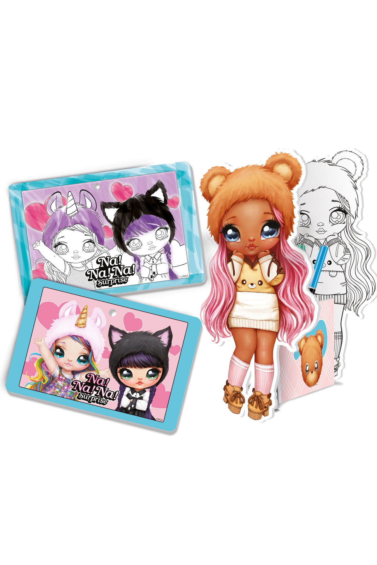 با خودکارهای فلورسنت خلق کنید و رنگ‌آمیزی کنید