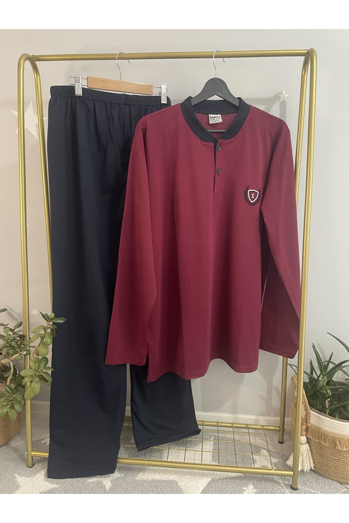 DREAMERS SÜPREM İNCE MEVSİMLİK BATTAL / BÜYÜK BEDEN ERKEK PİJAMA TAKIMI