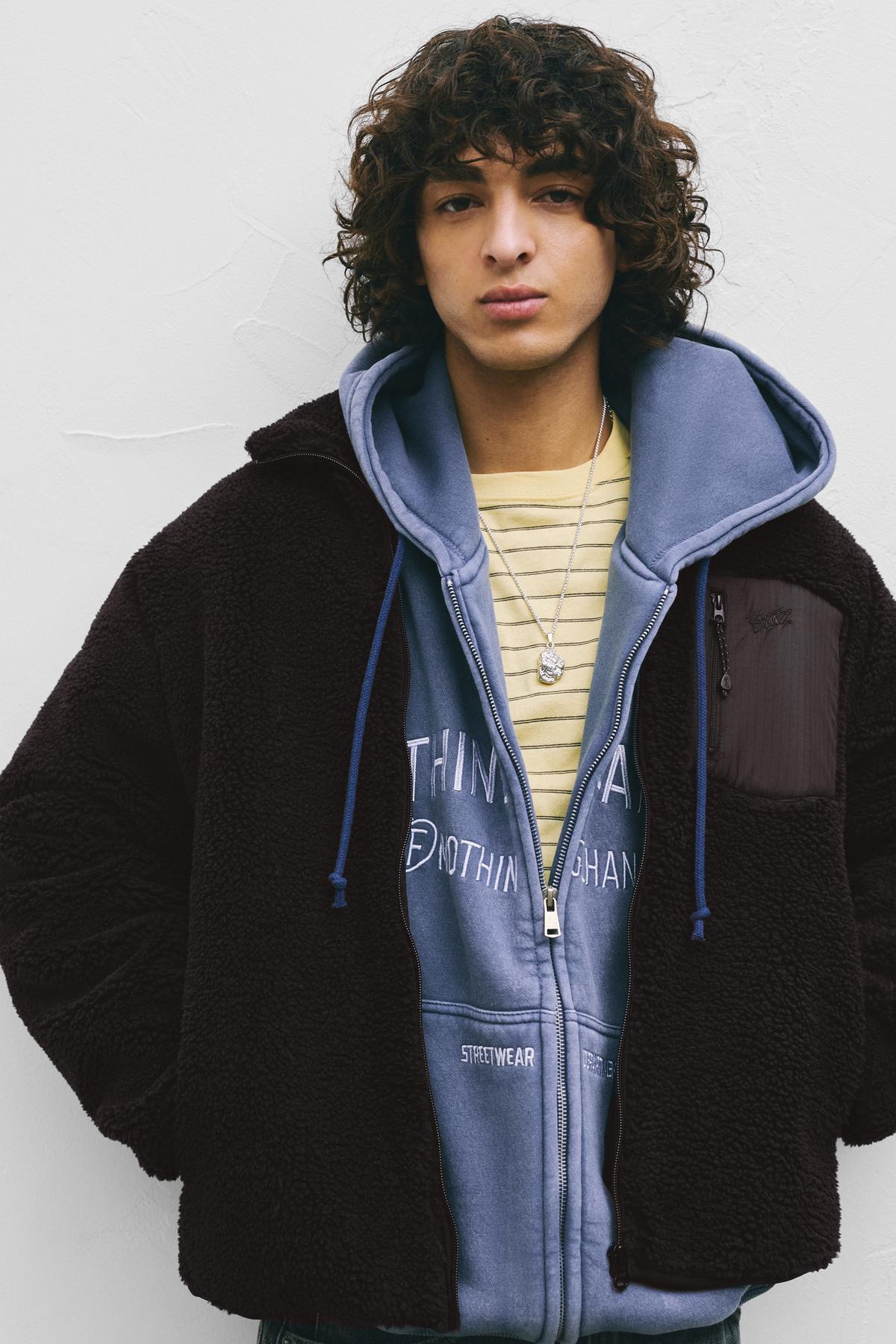 Pull & Bear Suni yünlü kombin ceket