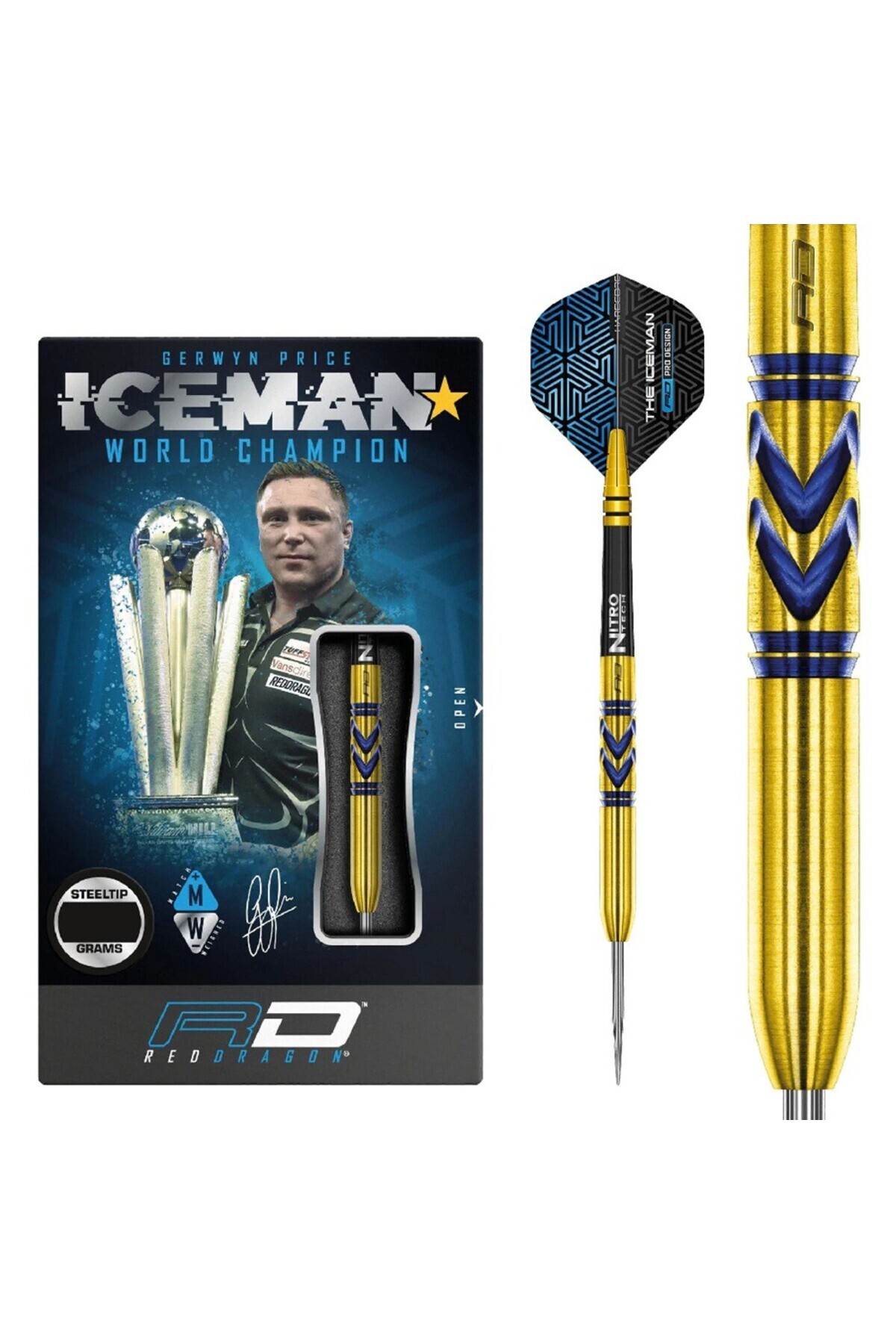 Red Dragon Gerwyn Price Avalanche Pro-Gold % 90 Tungsten Çelik Uçlu Dart Oku