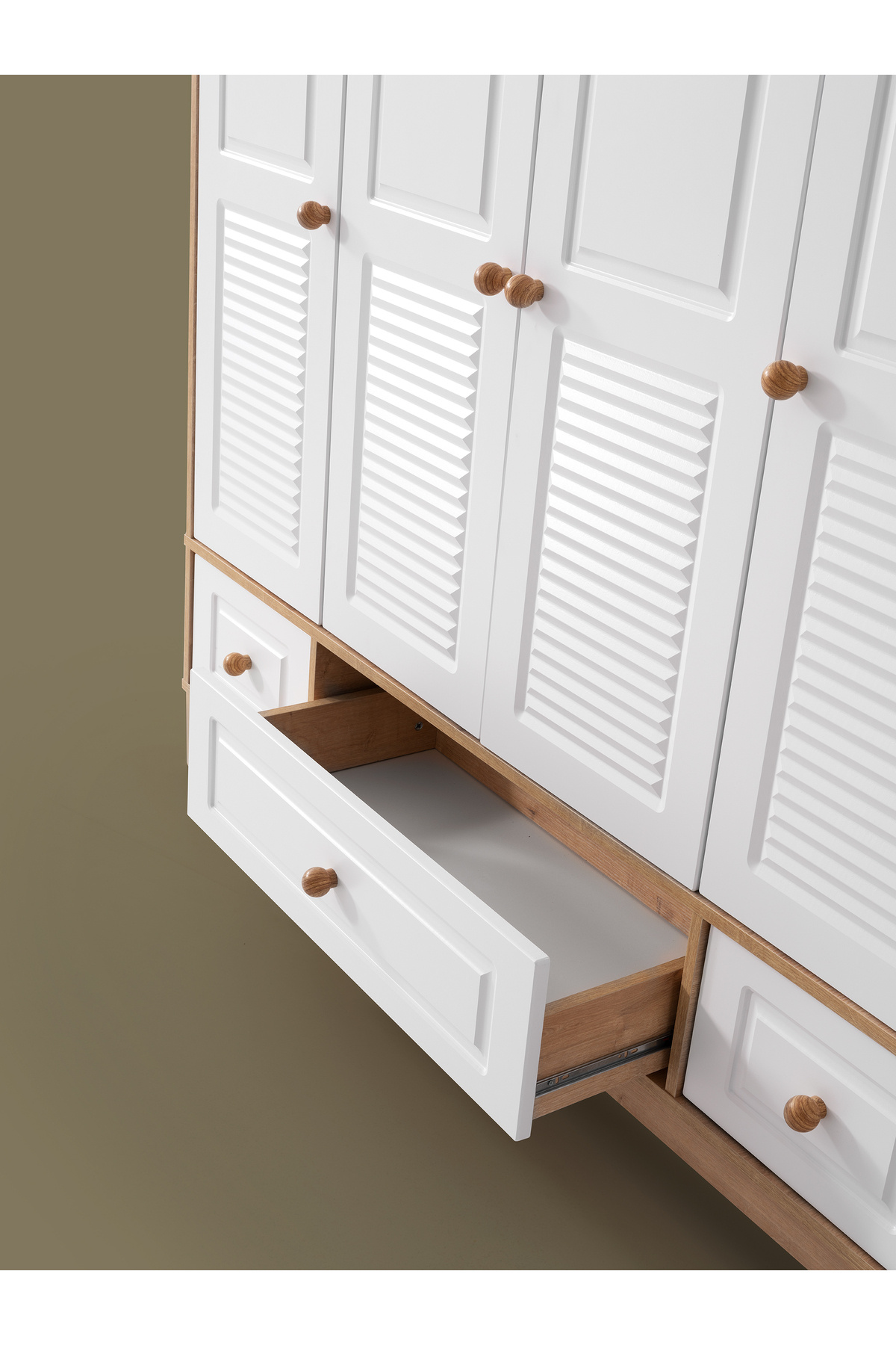 Cozibo Mosso 4 Kapılı Dolap, Bebek ve Genç Odası Dolap fotoğrafı 2 (önizleme)