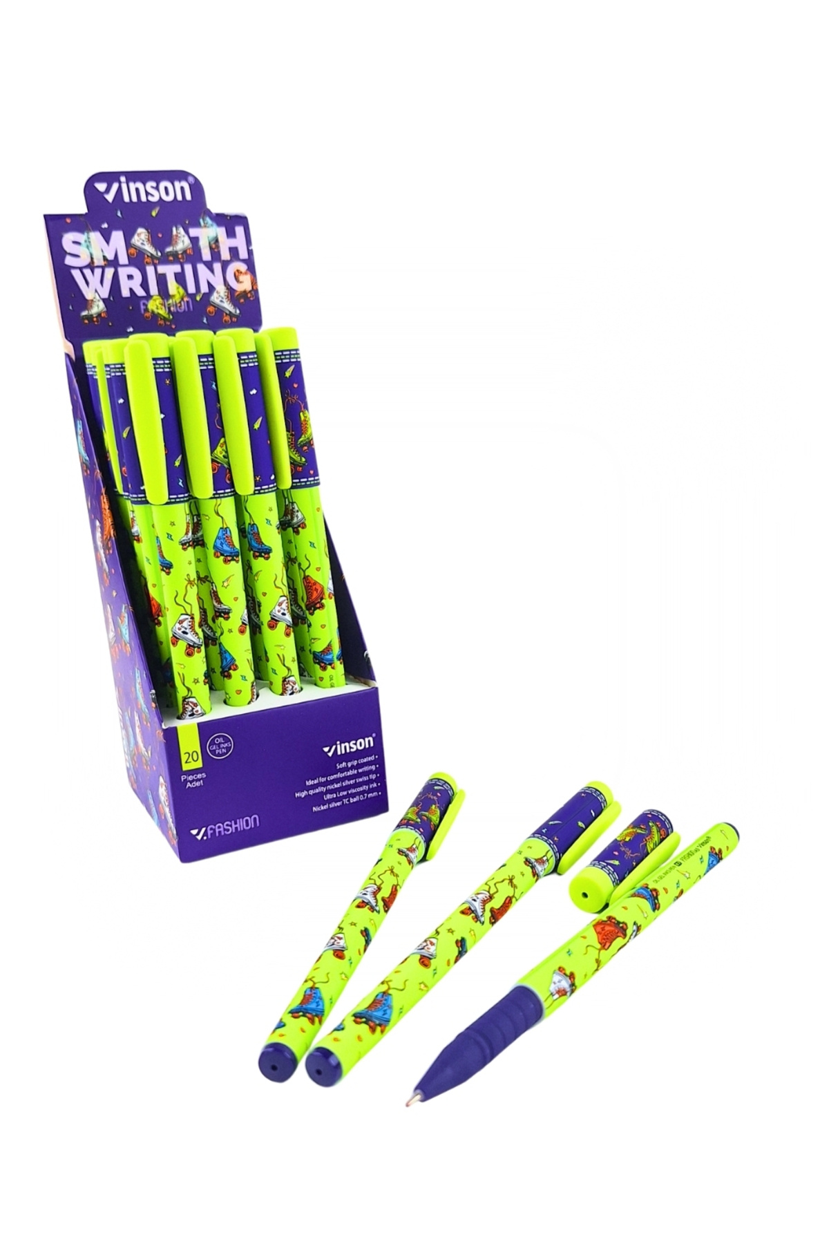 Bold Grup Vinson Desenli Jel Kalem 1 ADET