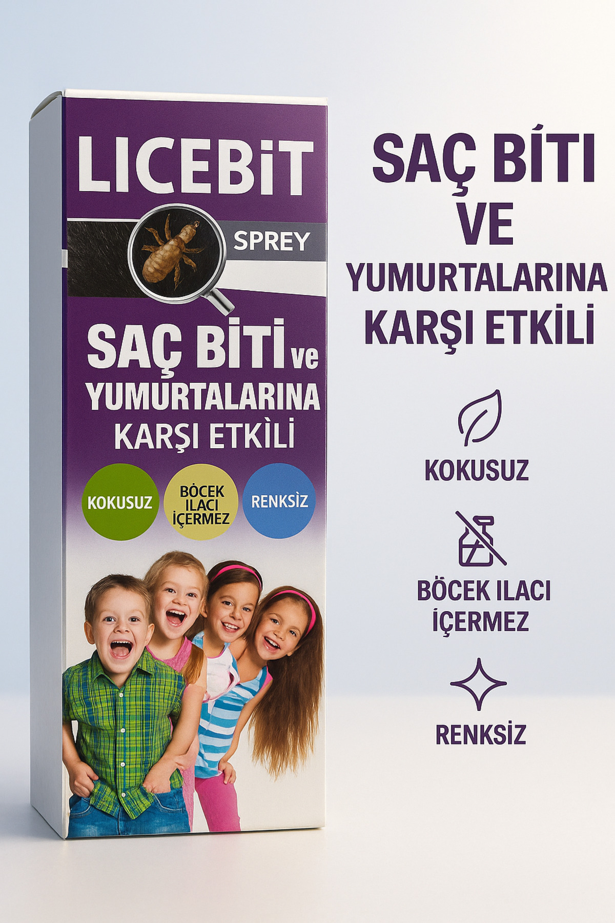 Licebit Bit Spreyi 75 ml + Şampuan-Tarak ve Maske Hediyeli