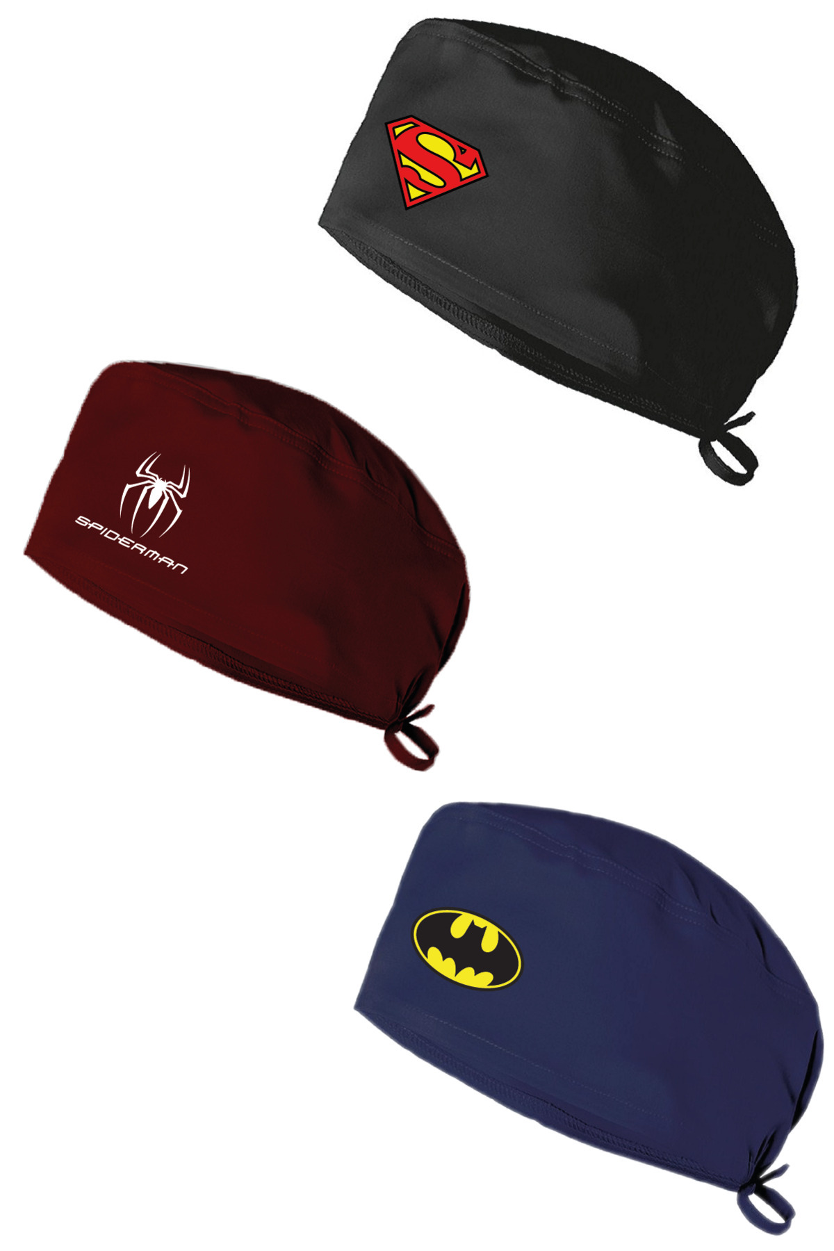 bonecim 3 lü Süper Kahramanlar hekimi cerrahi bone seti doktor hemşire hastane