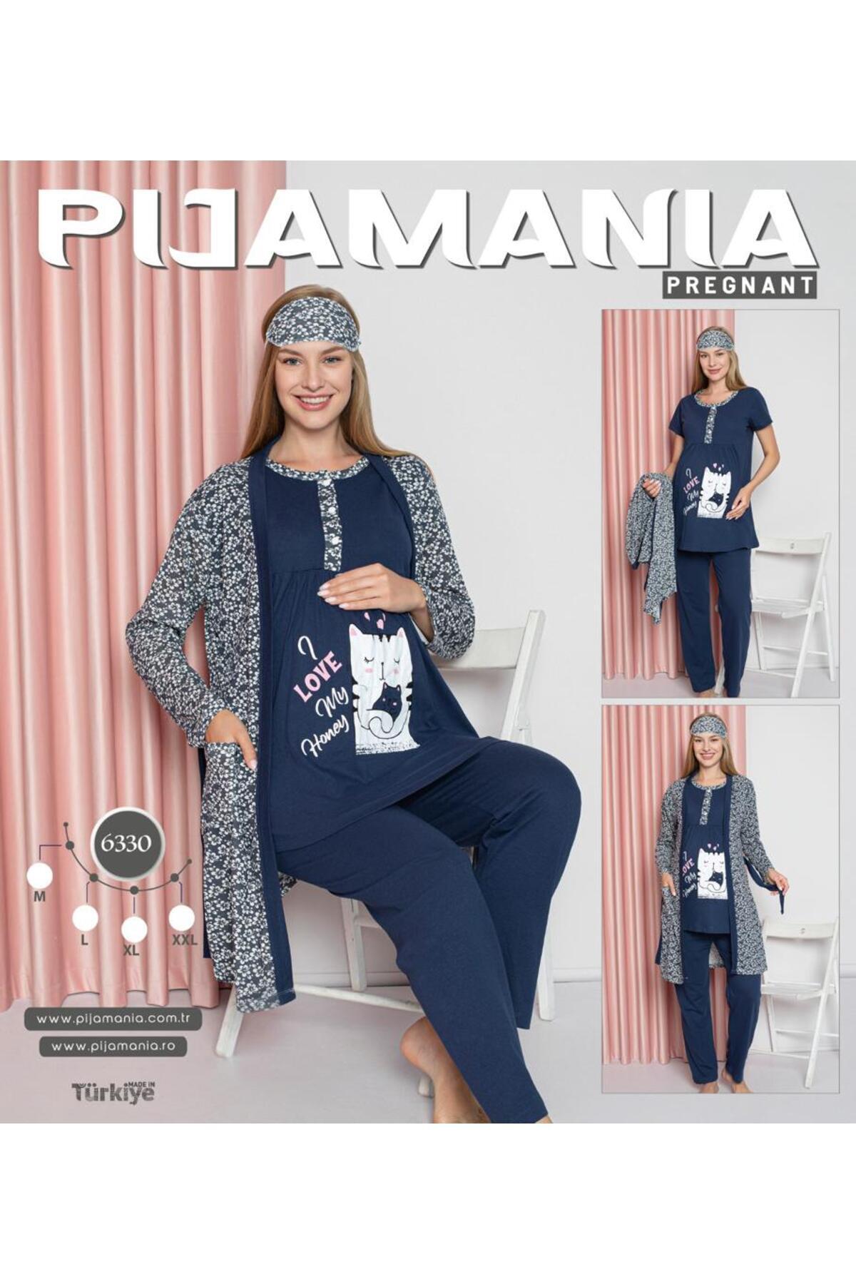 HATEX YUMUŞAK DOKULU HAMİLE PİJAMA TAKIMI