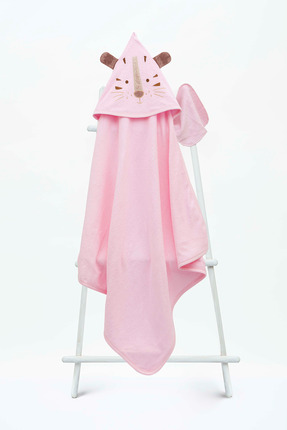 Babyline Aş %100 PAMUKLU BEBEK HAVLU SİLGİ ASLAN NAKIŞLI