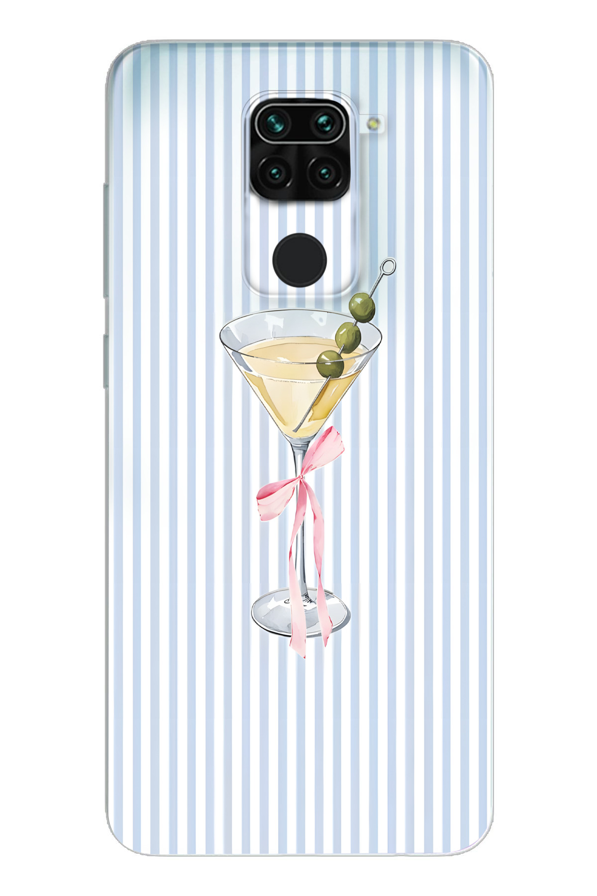 Xiaomi Redmi Note 9 Compatible Printed Soft Silicone Transparent Phone Case
