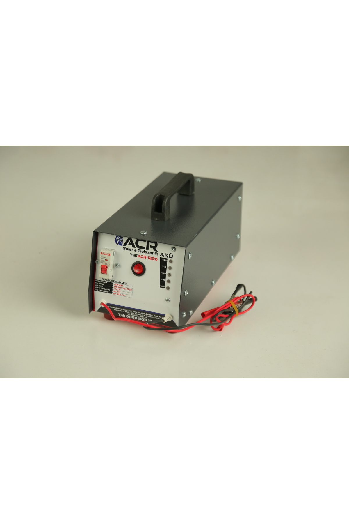 ACR GÜÇMATİK AKÜ ŞARJ CİHAZI 12 VOLT 200 AMPER 5 YIL GARANTİLİ 20 AMPER KAPASİTELİ FAN SOĞUTMALI