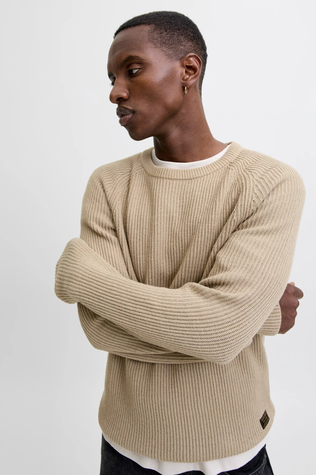 ژاکت کشی مردانه راسته آستین بلند | جک اند جونز Jack & Jones 12278916 - تصویر 6