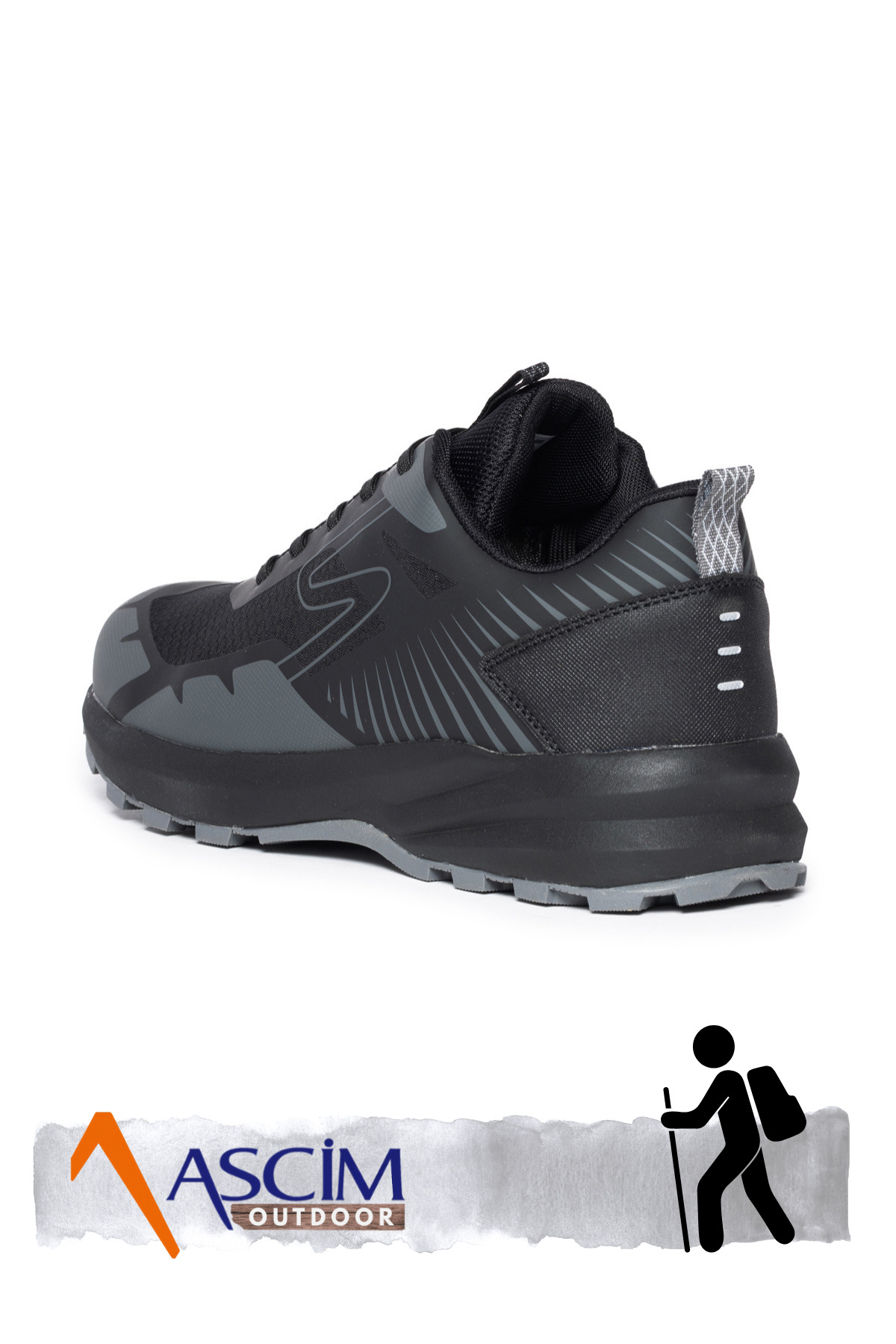 ASCİM Outdoor Spor Trekking Unisex Ayakkabı, Hafif, Nefes Alabilir, Kaymaz Taban görsel 6