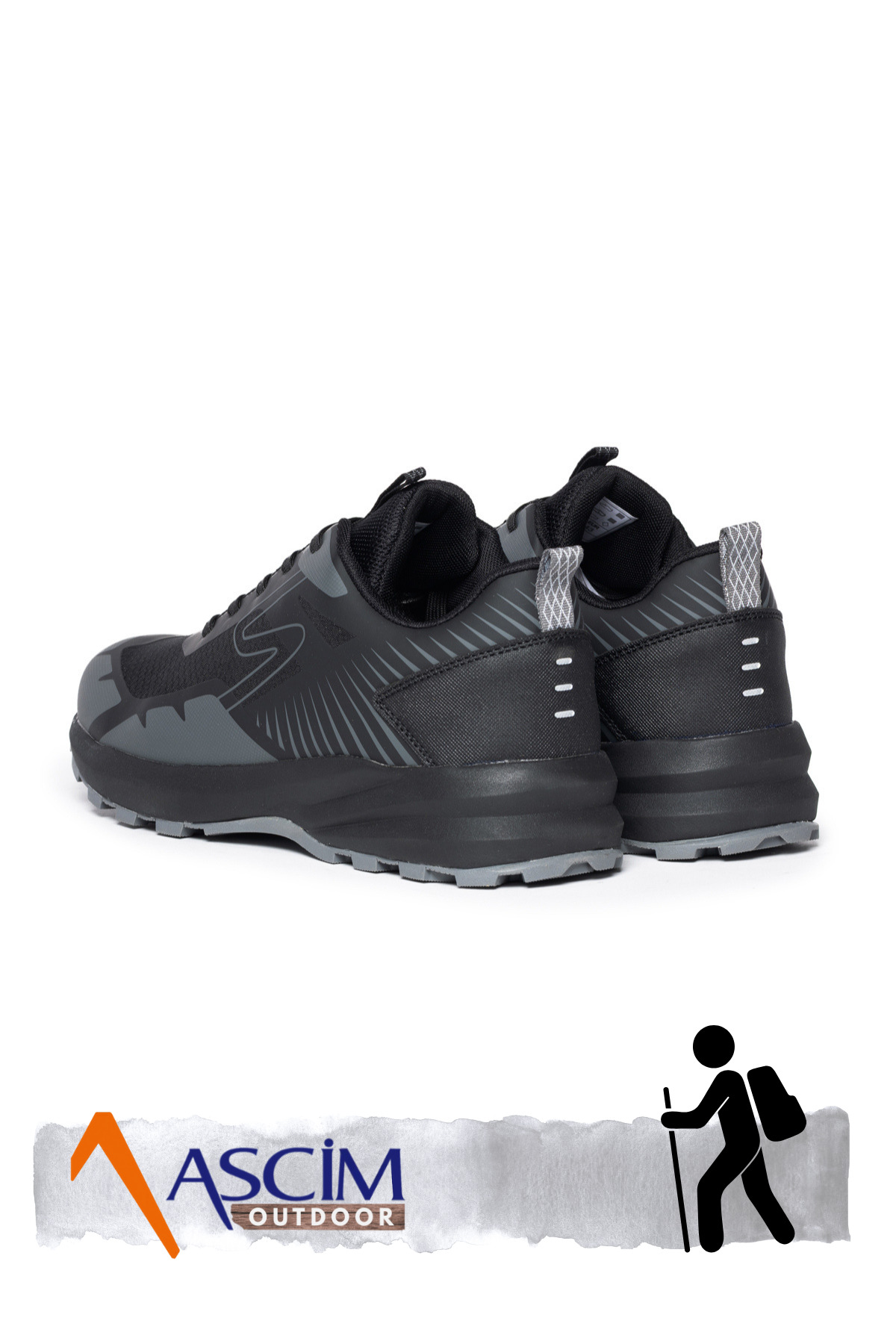ASCİM Outdoor Spor Trekking Unisex Ayakkabı, Hafif, Nefes Alabilir, Kaymaz Taban görsel 7
