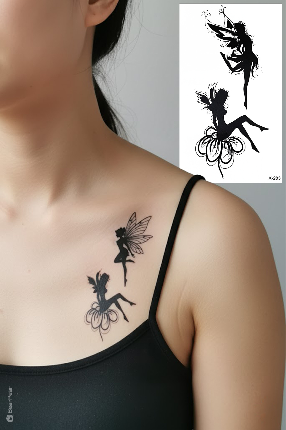 BP Tattoo Peri Kızı Mini Boy Geçici Dövme