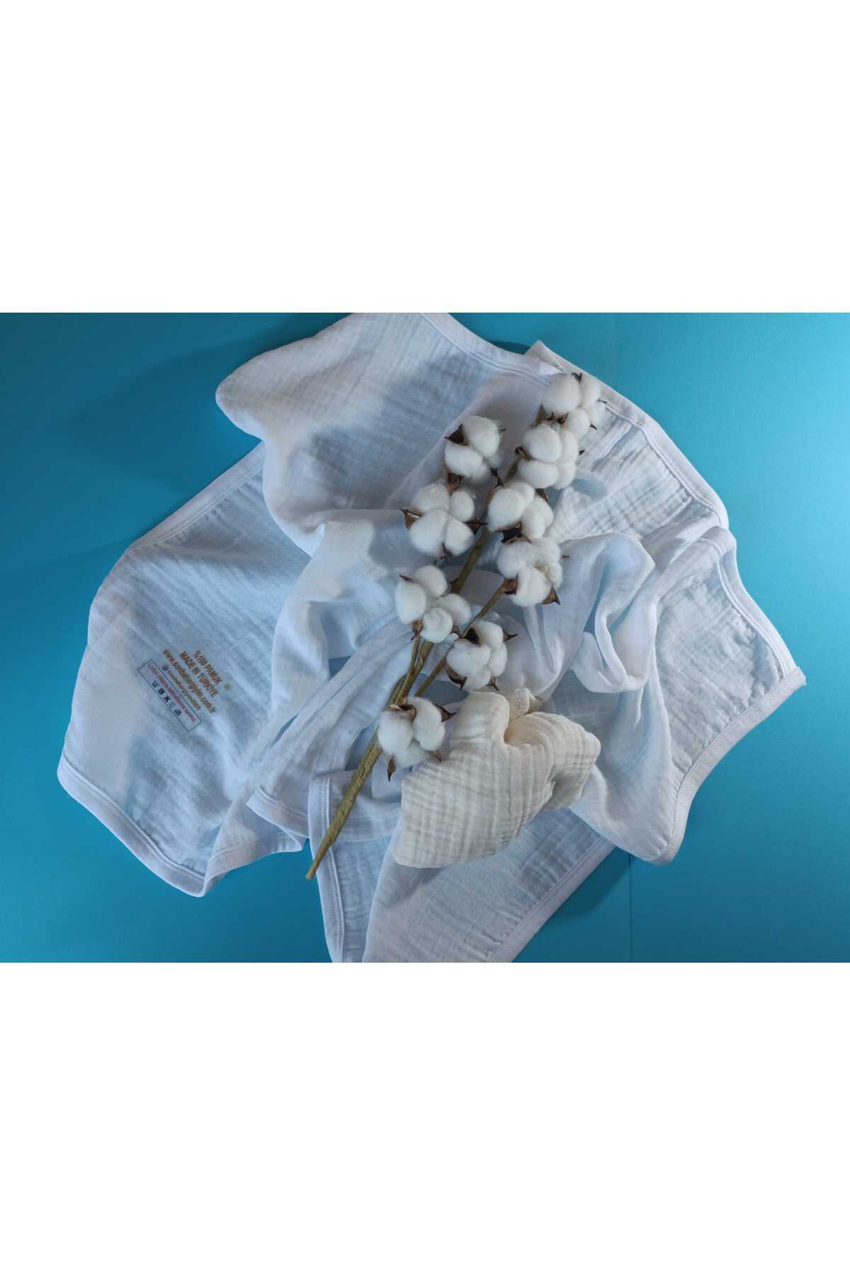 SONBAHAR GİYİM HALS KİDS MÜSLİN KUMAŞ BEBEK HAVLUSU