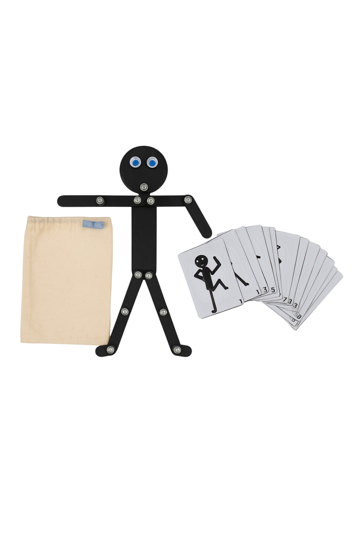 Edu&Hobby Eğitici Oyuncak Montessori Çöp Adam Aktivite Eğitici Oyuncak -Ahşap Kart Tutucu Hediyeli-27 Kart fotoğrafı 2 (önizleme)