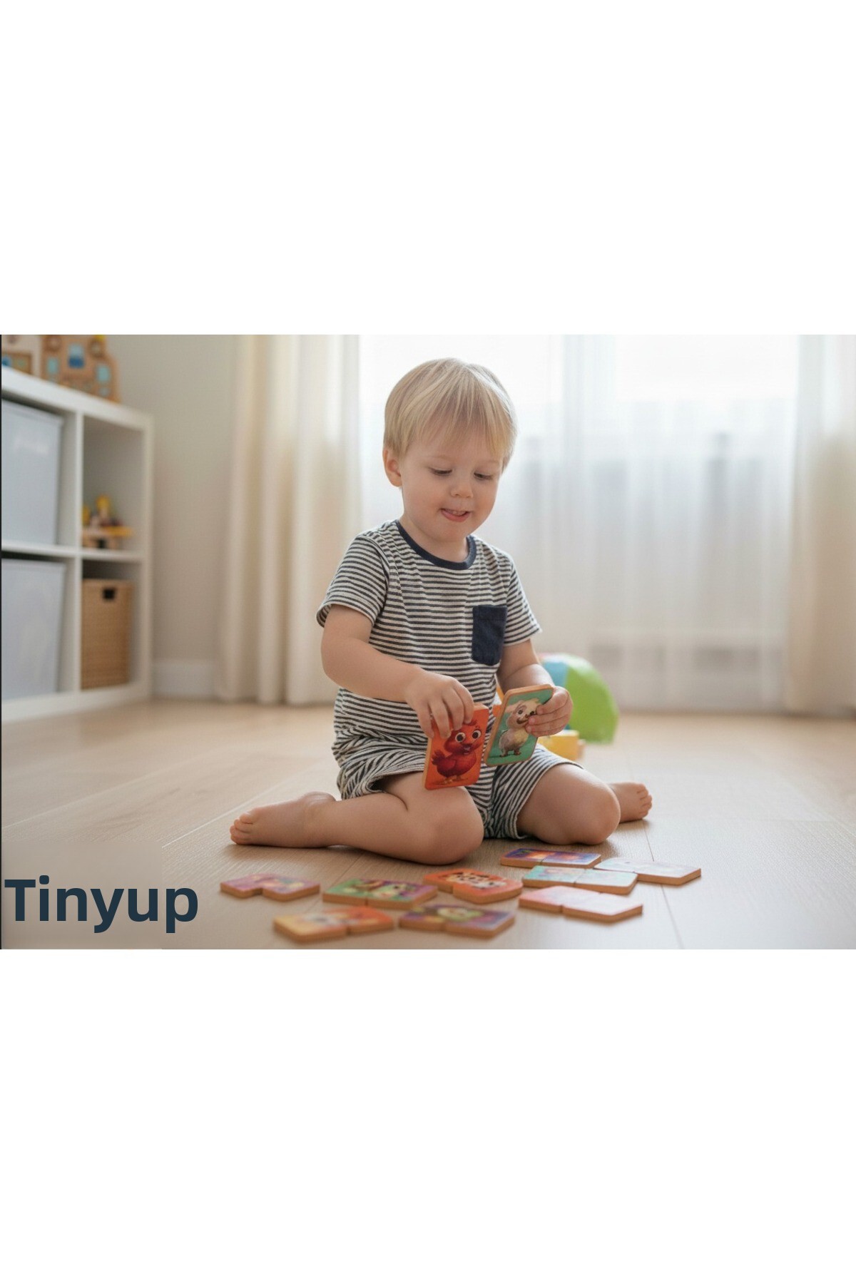 ۲–۳ تکه، پازل مغناطیسی ۸ تکه پلاگین EVA، حیوانات مزرعه