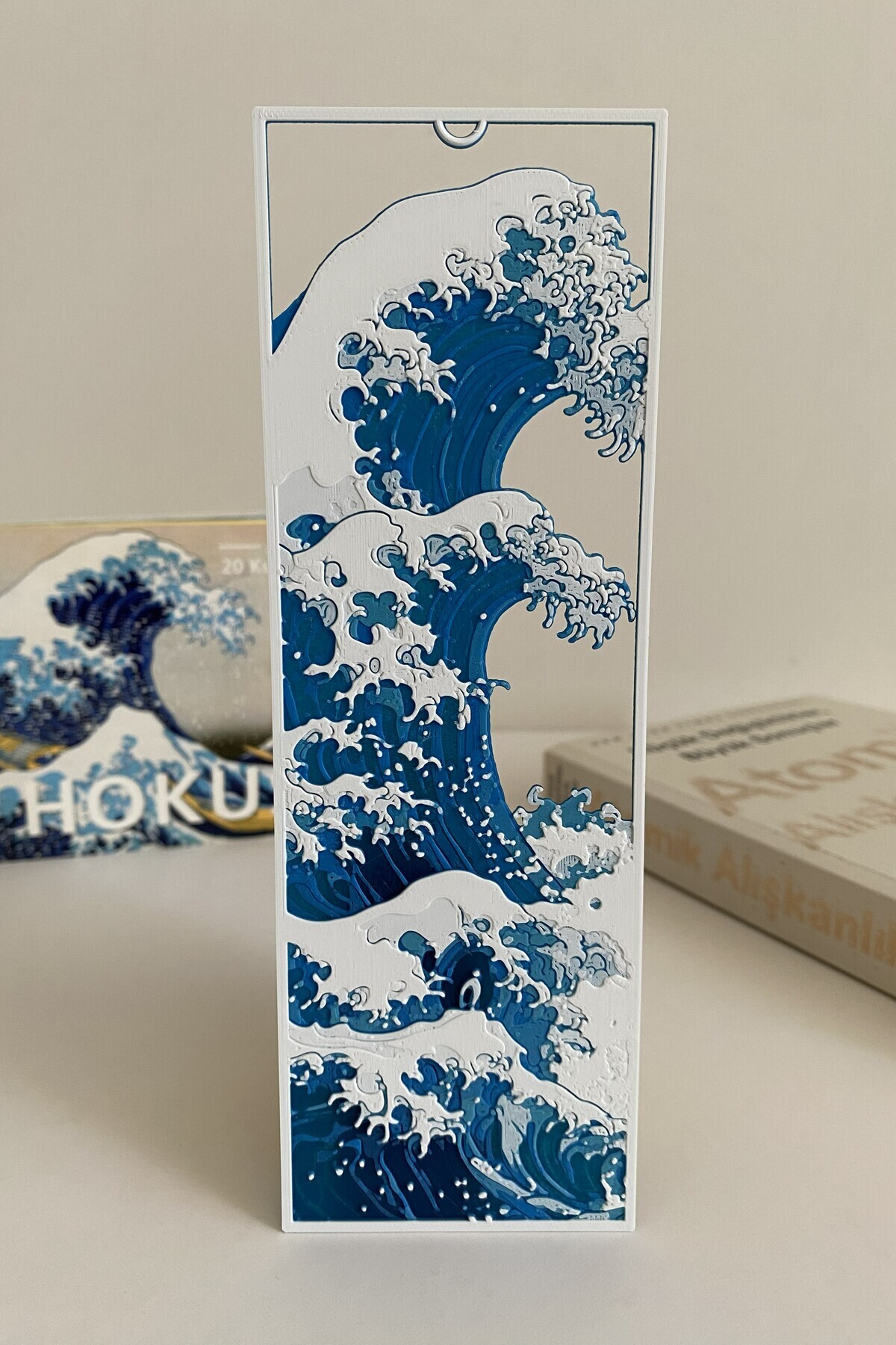 Good To Glow Hokusai Kanagawa Sahilinde Büyük Dalga İlhamlı Kitap Ayracı – Japon Sanatı Tasarımı