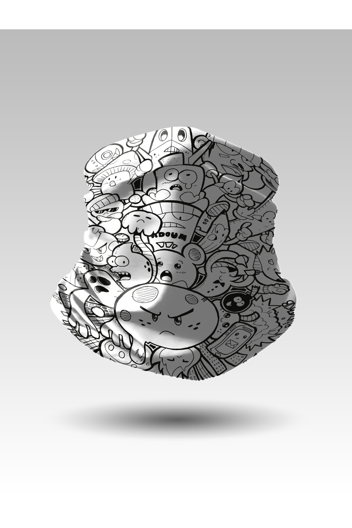 buffed Doodle Boyunluk Bandana Maske Buff buffed görsel 2
