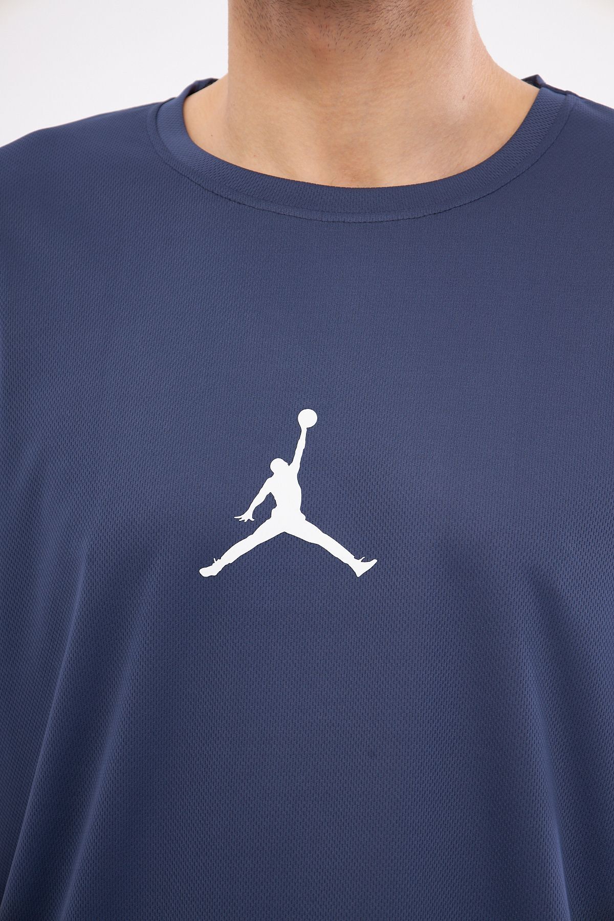 YÜKSEL IŞIK  Spor T-shirt Erkek Lacivert Renk Baskılı Yuvarlak Yaka - Görsel 7