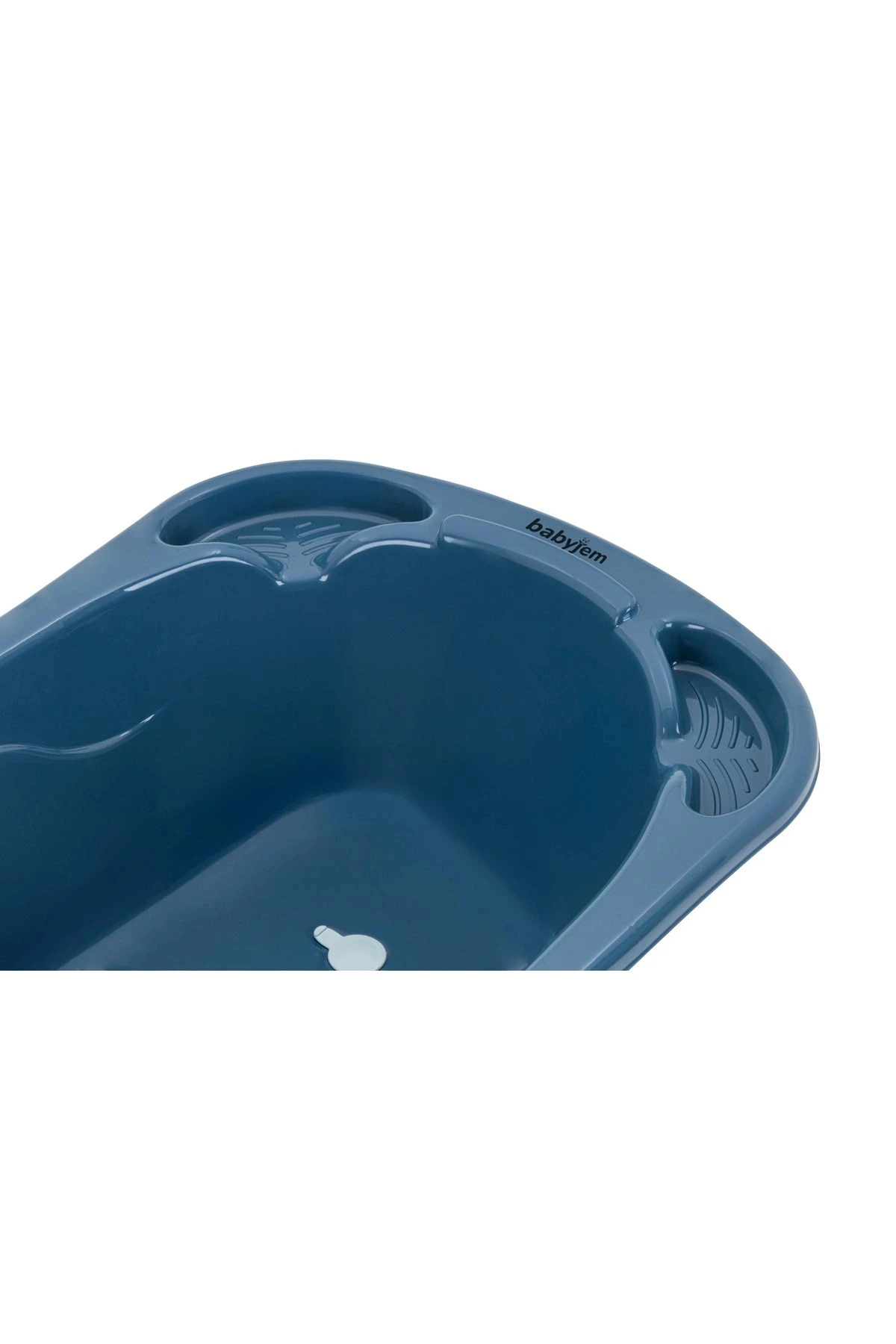 Babyjem Giderli Mat Bebek Banyo Küveti - İndigo Mavi fotoğrafı 3 (önizleme)