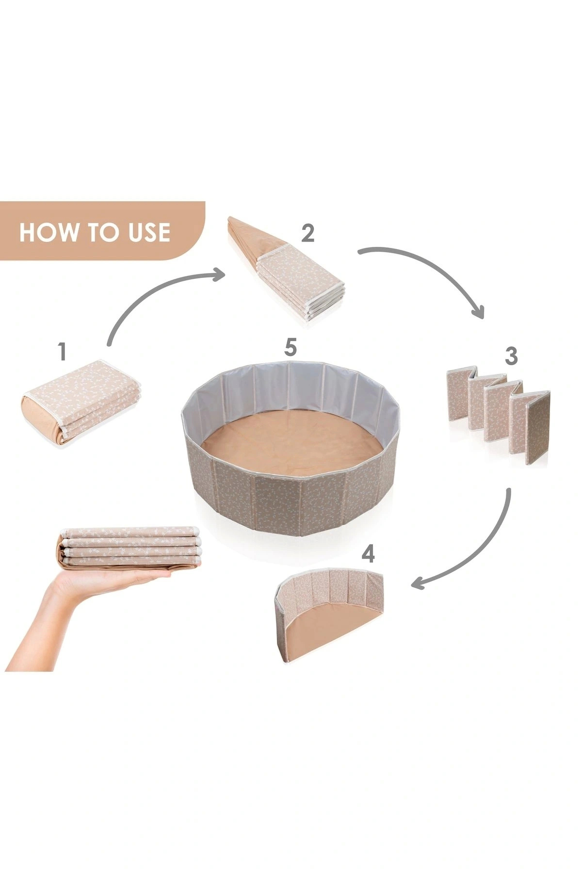 Babyjem Katlanır Top Havuzu fotoğrafı 5 (önizleme)