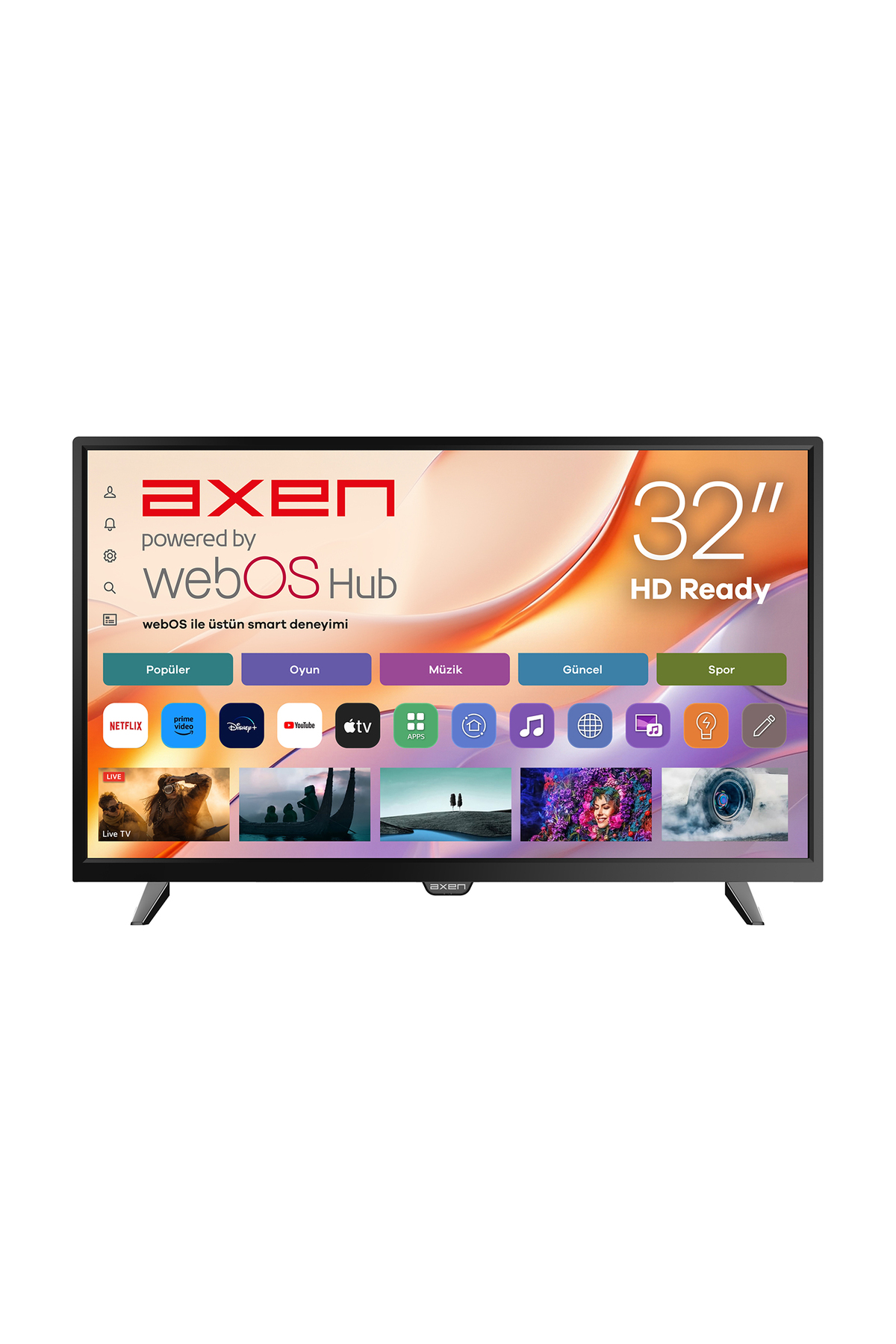 32'' AX32DAL540 82 Ekran Webos 2.0 TV