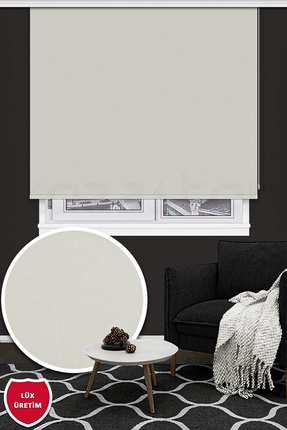 Kozastor Stor Perde Blackout Karartma Ekru 1302