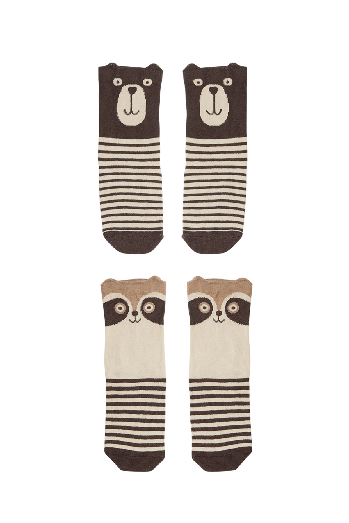 جوراب پسرانه طرح حیوانات | دنو کیدز Denokids CFF-23S1-093 - تصویر 3