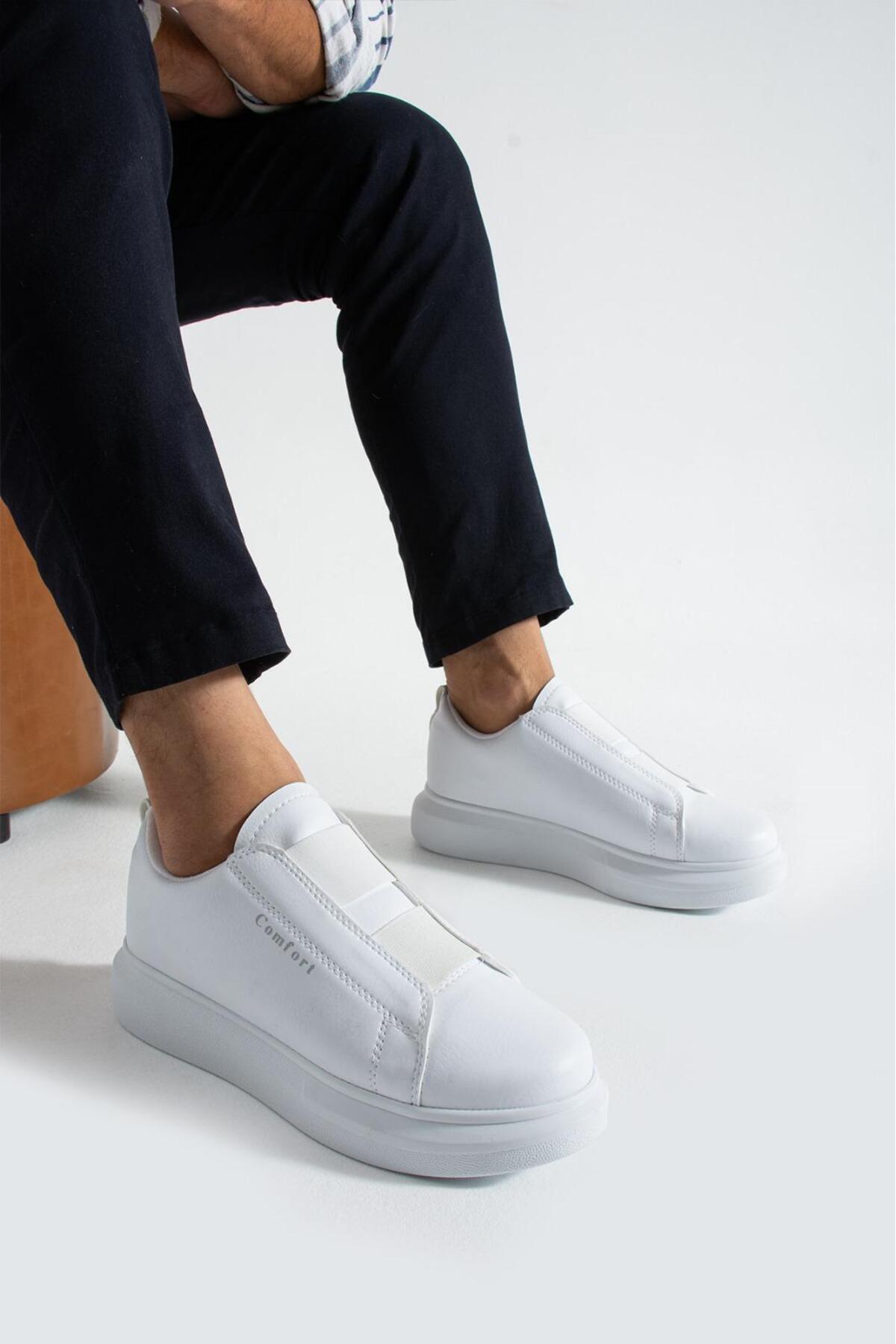 Jack Lion Erkek Sneaker Yüksek Taban Ayakkabı Efgcmfrt109 görsel 4
