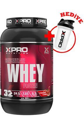 Xpro Nutrition Xpro Concentrate Whey Protein Tozu 1024 gr - Çilek Aromalı