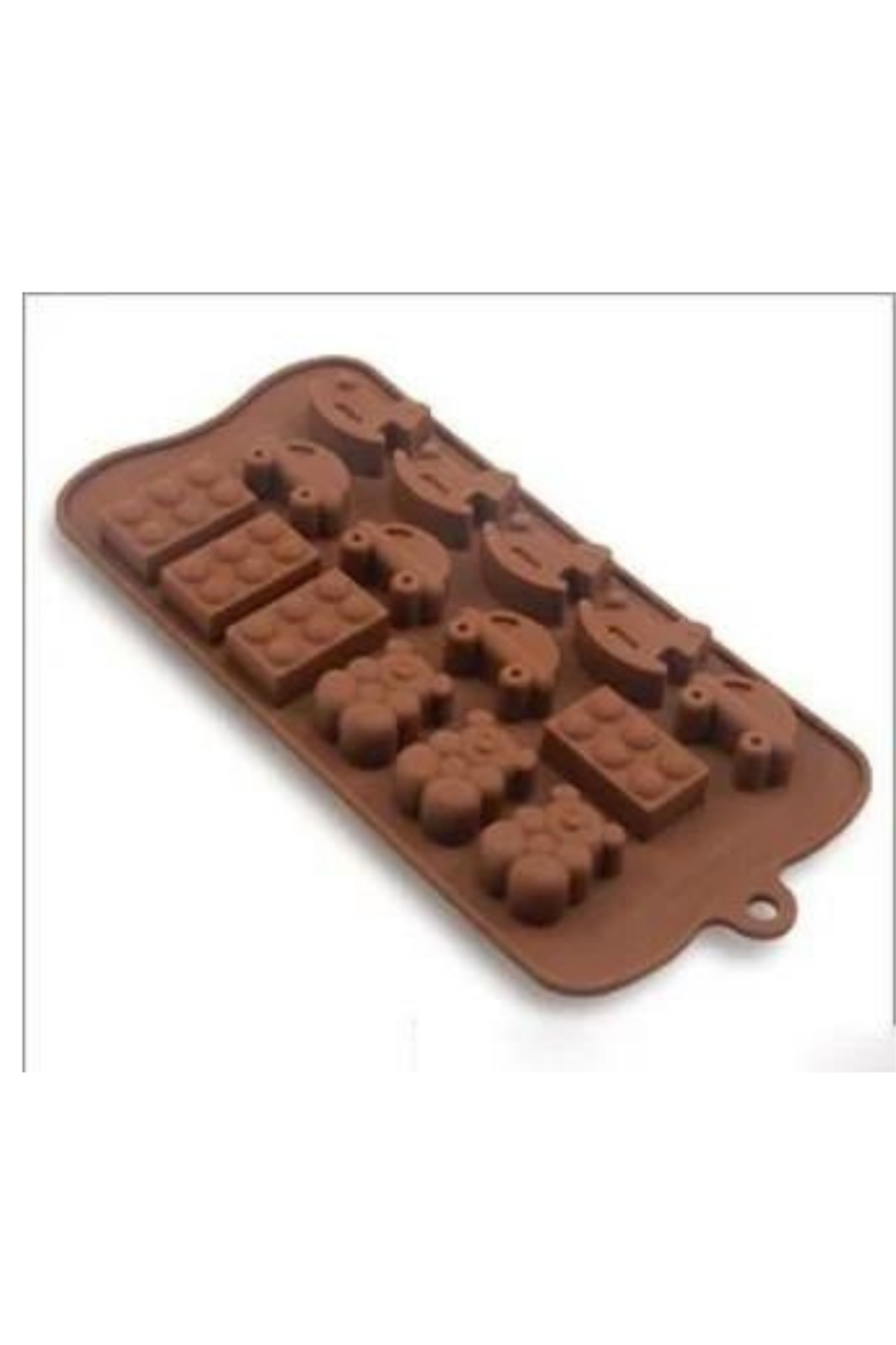 hobs Bebek Oyuncakları Silikon Kalıp Çikolata Sabun Kokulu Taş Mum Epoksi Kalıbı 15 Delikli fotoğrafı 2 (önizleme)