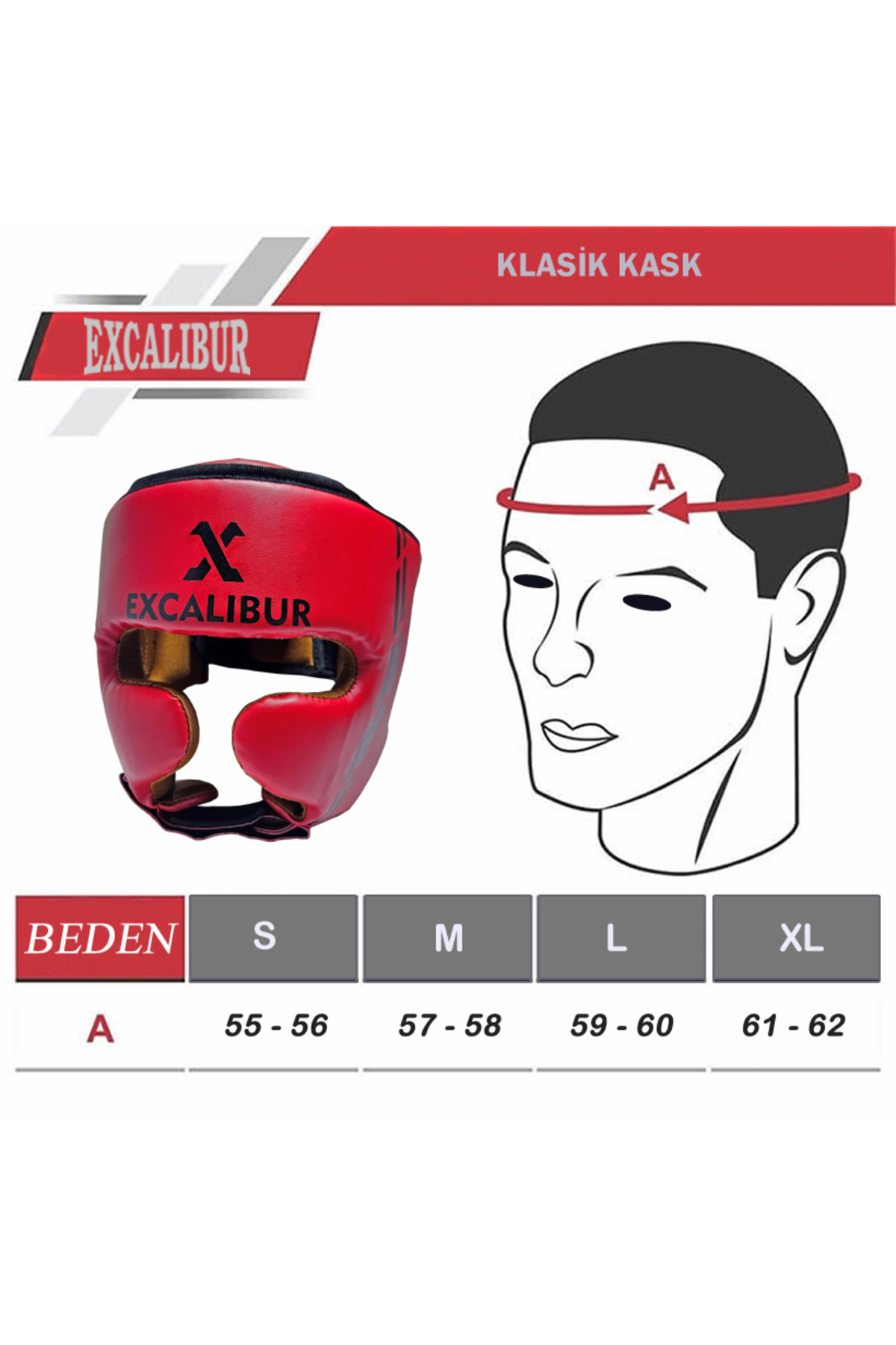 خوذة تدريب الملاكمة الكلاسيكية باللون الأحمر مقاس...