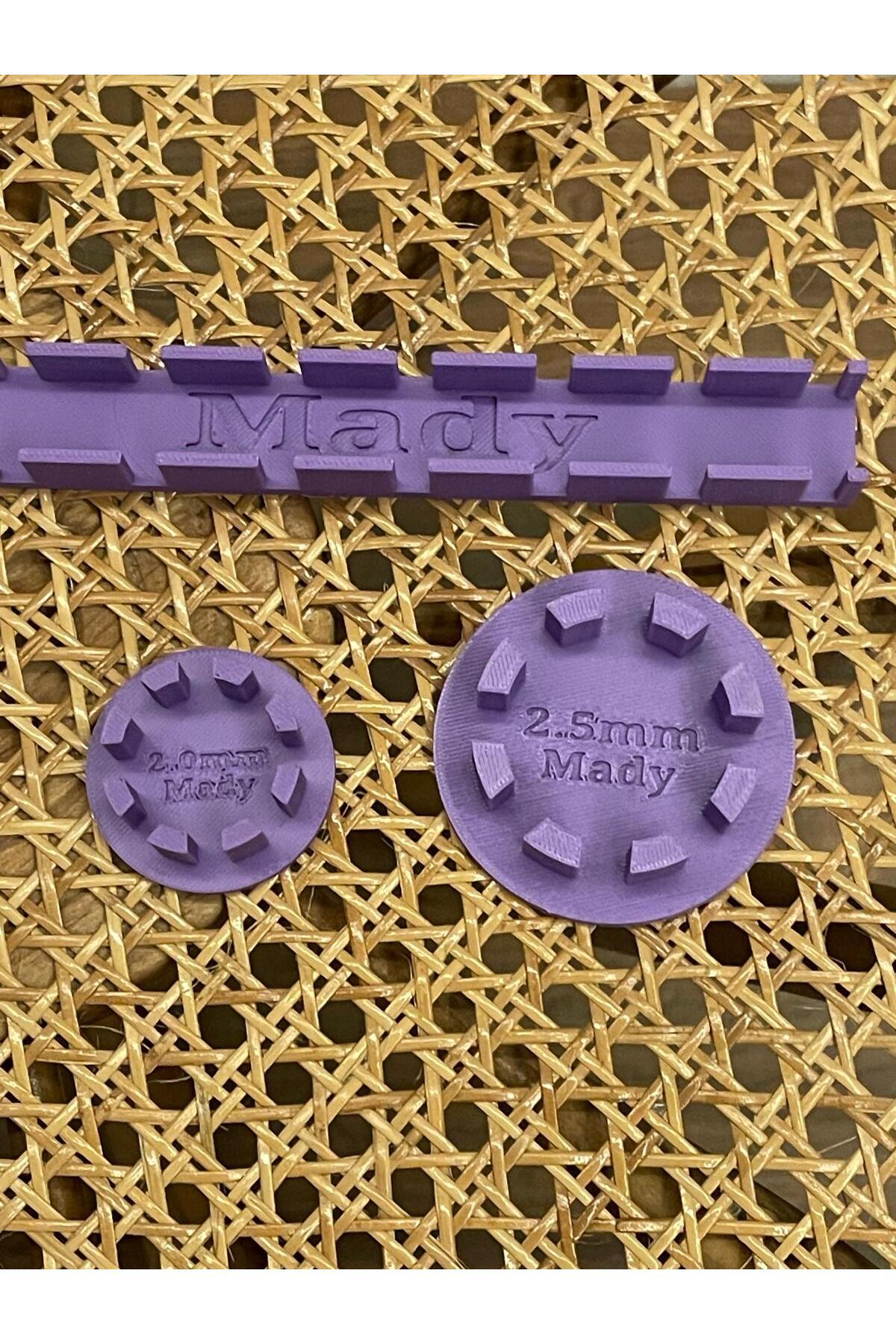 Mady Aksesuar Rattan Örme Kalıbı, Şablon, Pattern, Template Başlangıç Seti 3'lü