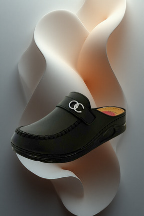 Serra Kadın Terlik Önü Kapalı Topuk Dikeni Özellikli Ortopedik Terlik