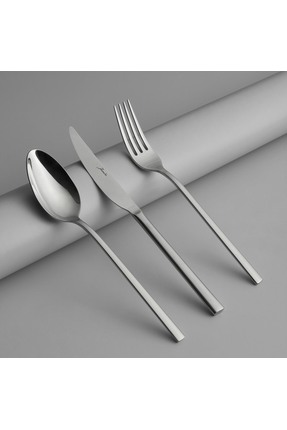 Jumbo 2001 18 Parça 6 Kişilik Yemek Çatal Kaşık Bıçak Takımı Çelik