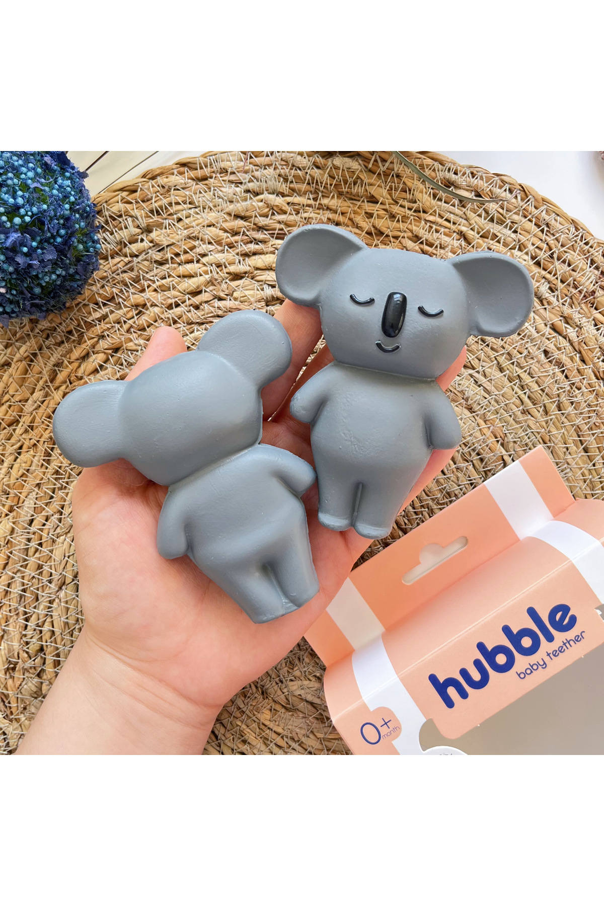 Hubble Bebek Diş Kaşıyıcı Ve Oyuncak - Koala Şekilli Dişlik (%100 DOĞAL KAUÇUK) fotoğrafı 4 (önizleme)