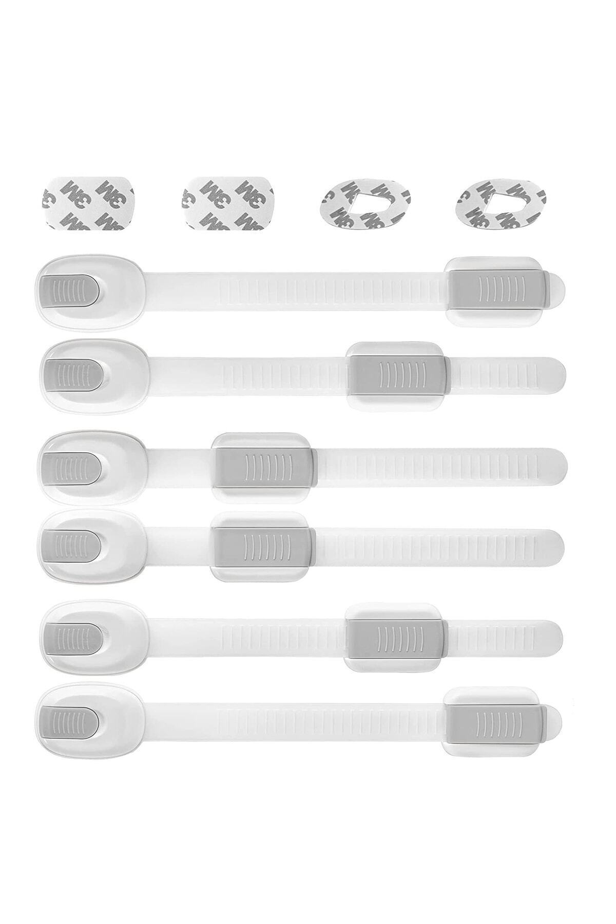 Miningaa (4'LÜ PAKET)buzdolabı, Dolaplar, Çekmeceler, Tuvalet, 3m Yapışkan Hediyeli Bebek Emniyet Kilitleri fotoğrafı 5 (önizleme)