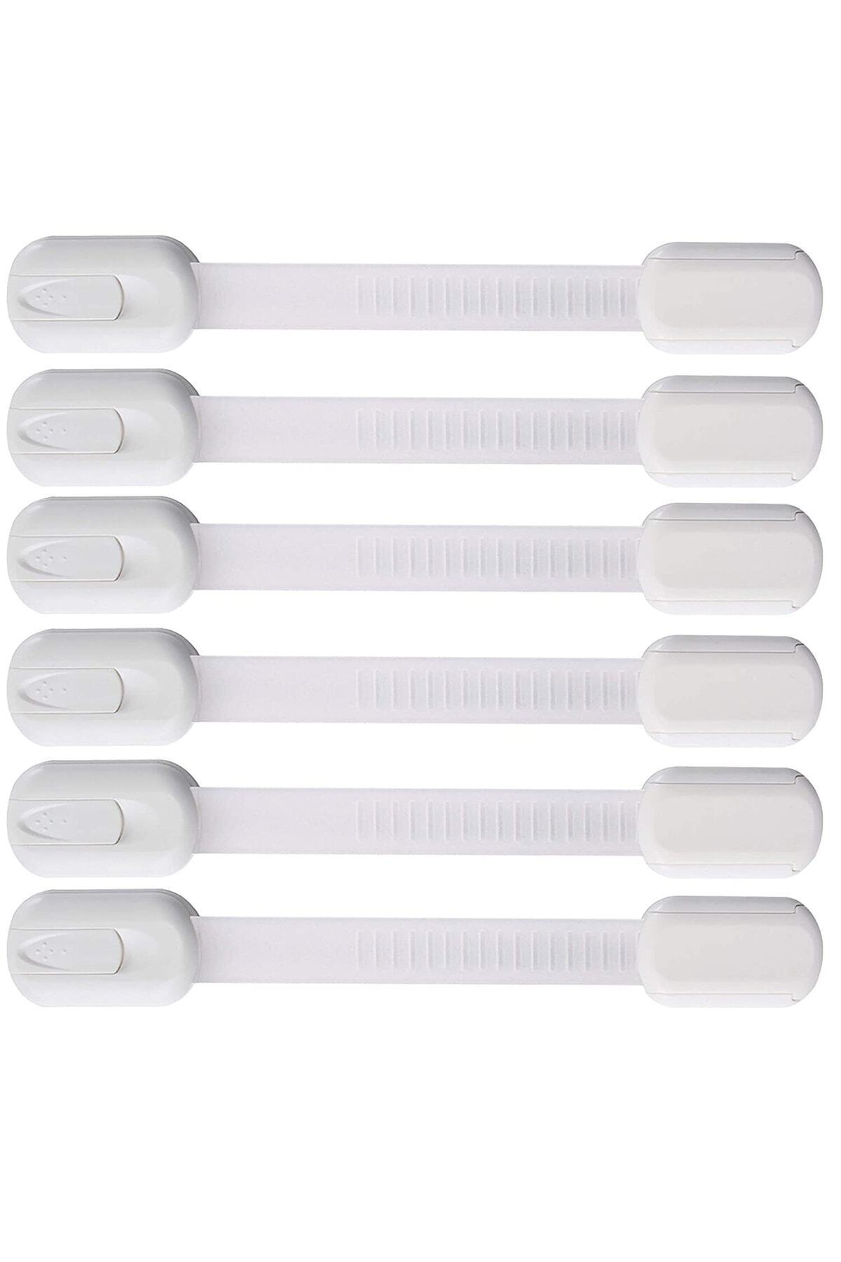 Miningaa 6 Adet Iz Bırakmaz Kolay Montaj Çocuk Bebek Koruma Mobilya Çekmece Dolap Güvenlik Kilidi fotoğrafı 5 (önizleme)