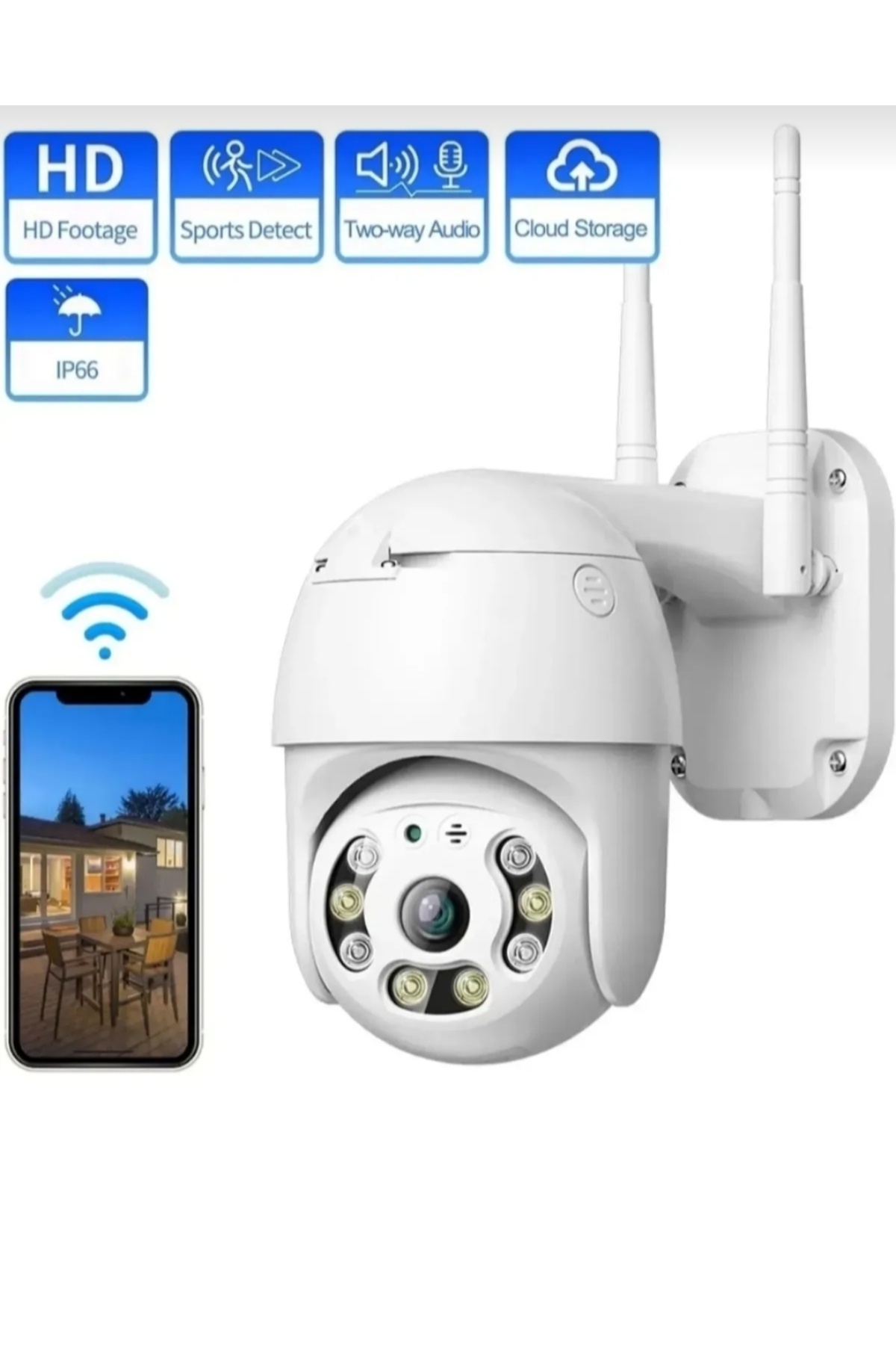 O-KAM PRO 3011 Wifi Akıllı Kamera , Gece Görüş, Karşılıklı Konuşma